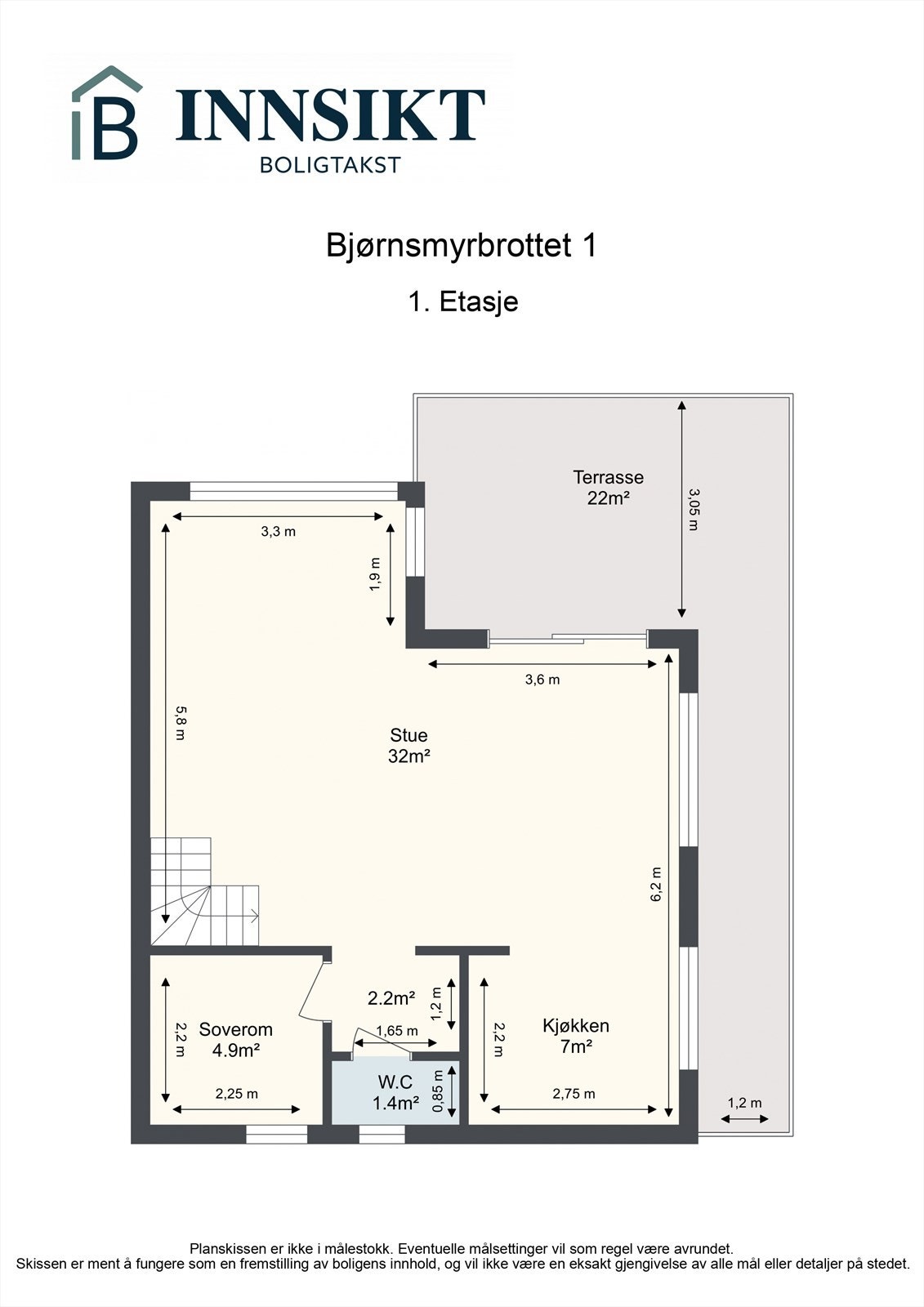 Planskisse 1.etasje Galleribilde