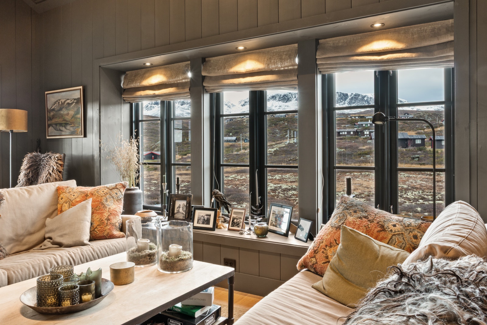 Flott utsikt fra peiststue Galleribilde