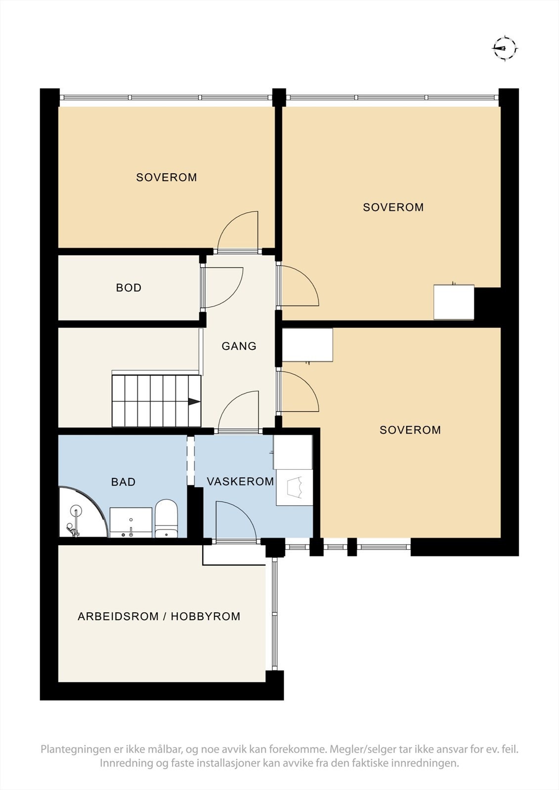 Plantegning 2. etasje. Galleribilde