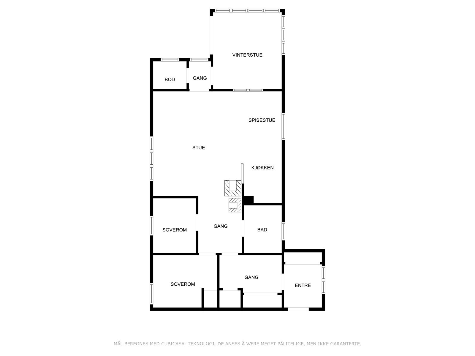 Plantegning Galleribilde