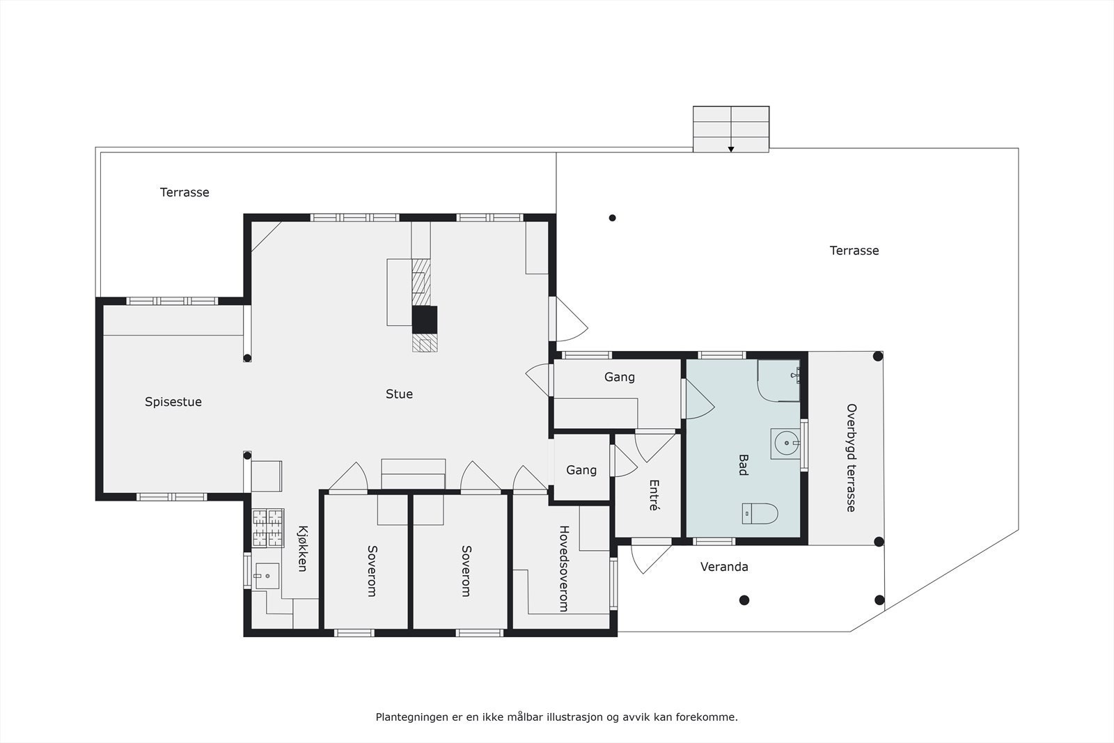 Plantegning Galleribilde