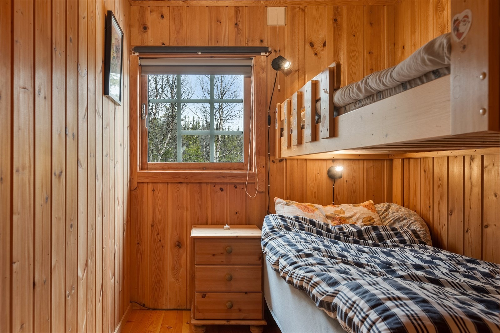 Soverom 3 med køyeseng og skap. Galleribilde