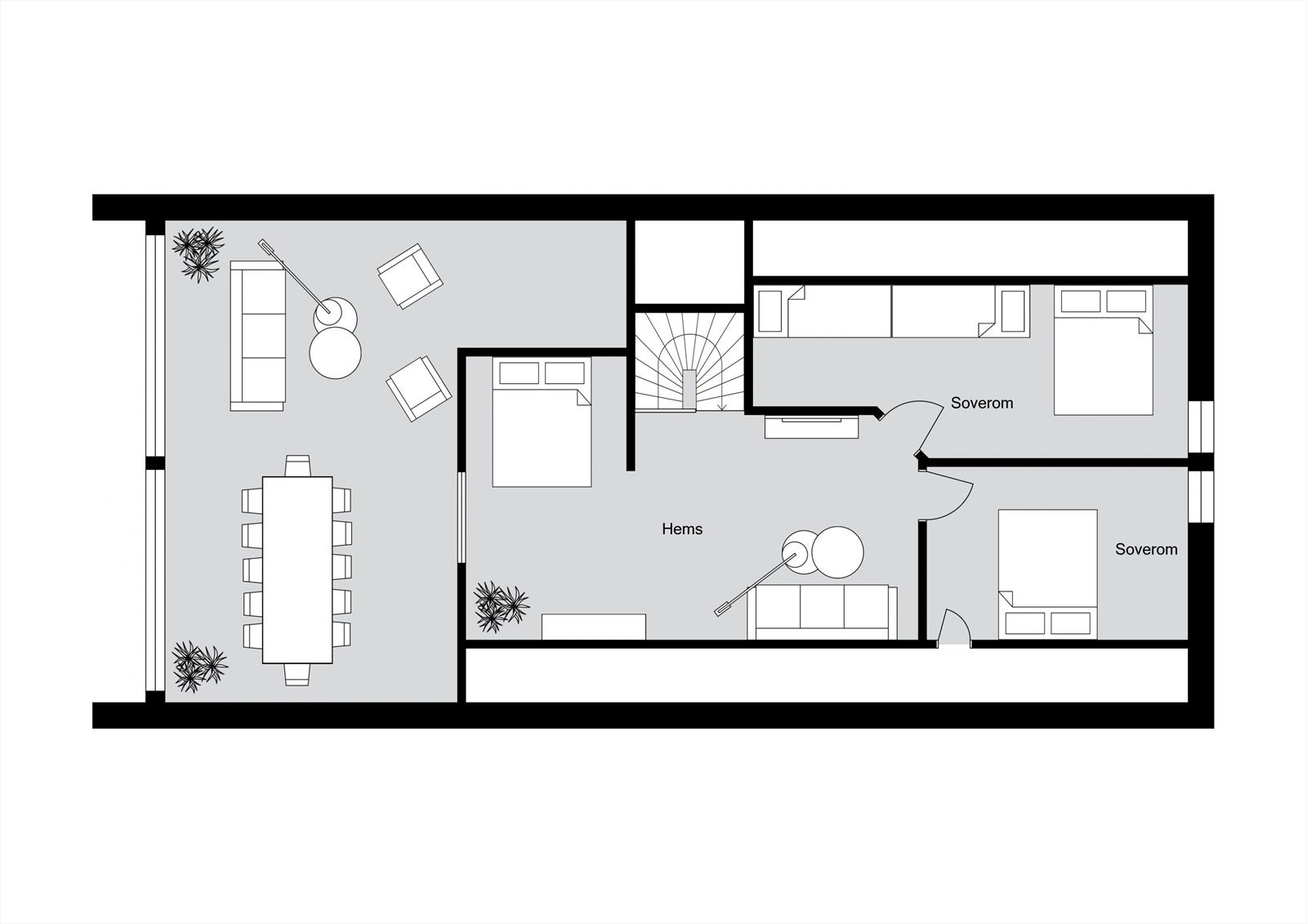 Plantegning - Loftsetasjen Galleribilde