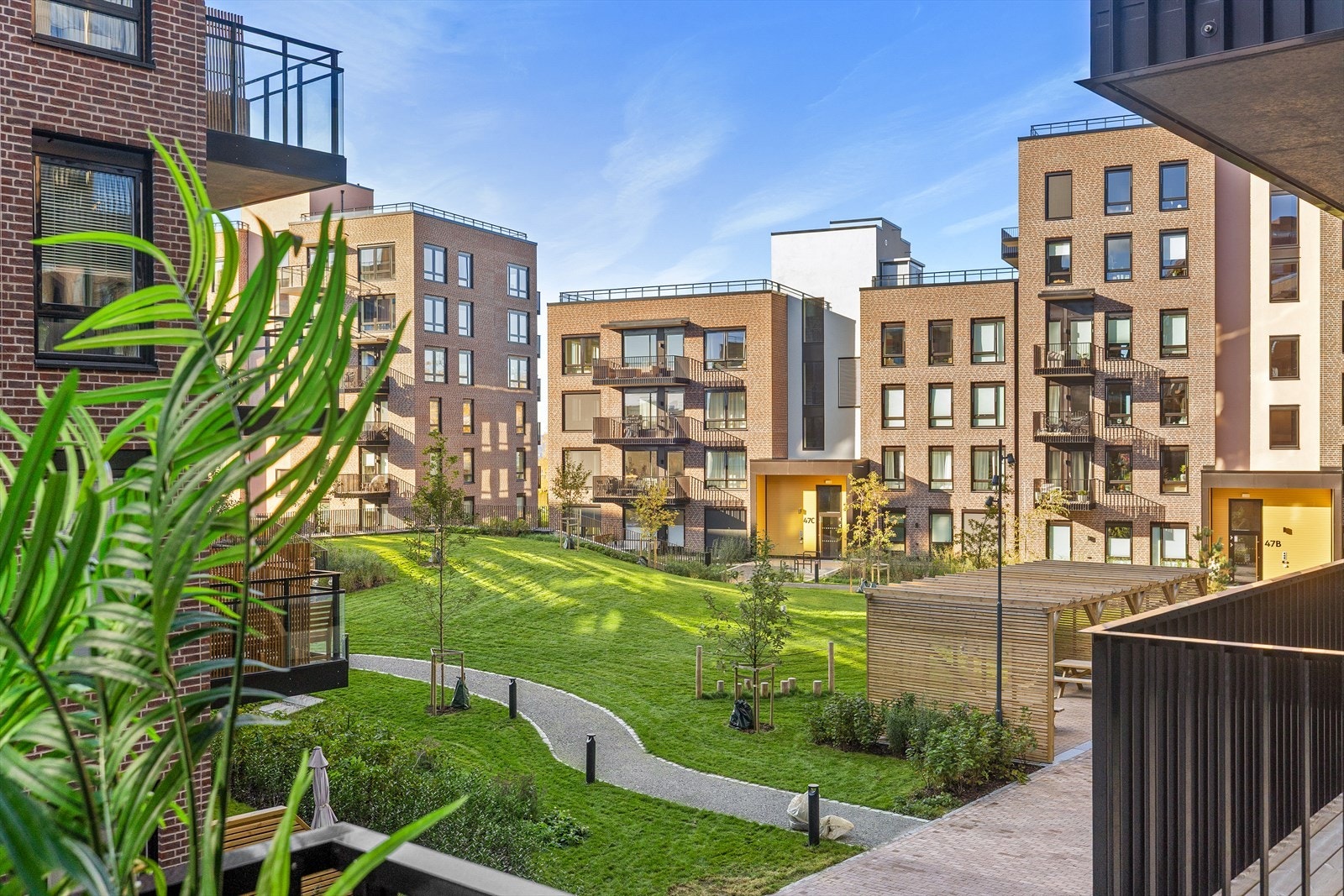 Grønne omgivelser. Galleribilde