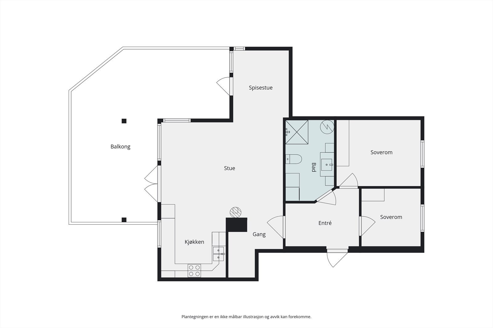 Plantegning Galleribilde
