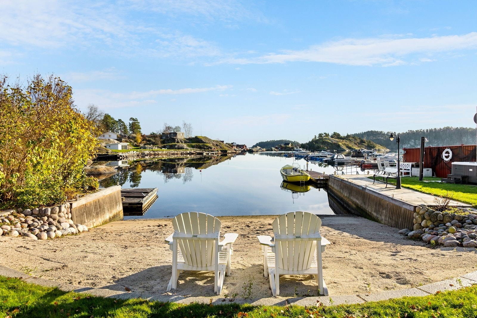 Her ligger alt til rett for masse kos og fine sommerdager. Galleribilde