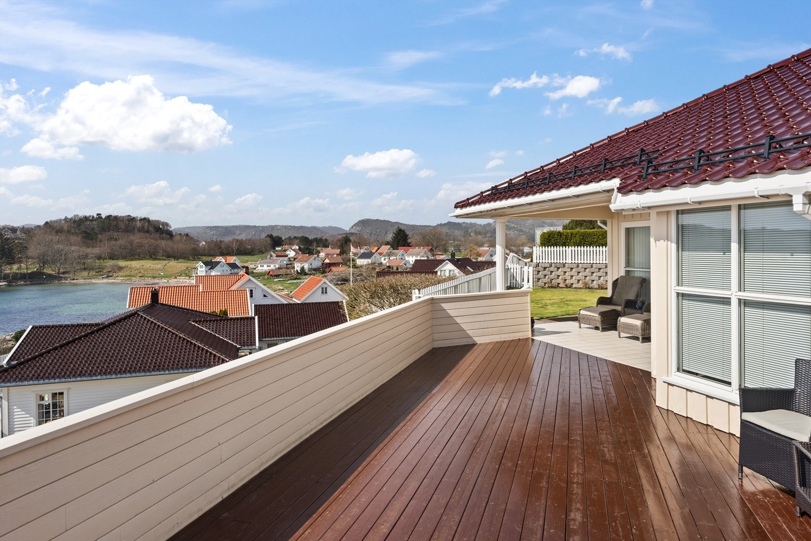 Vestvendt utsikt. Galleribilde