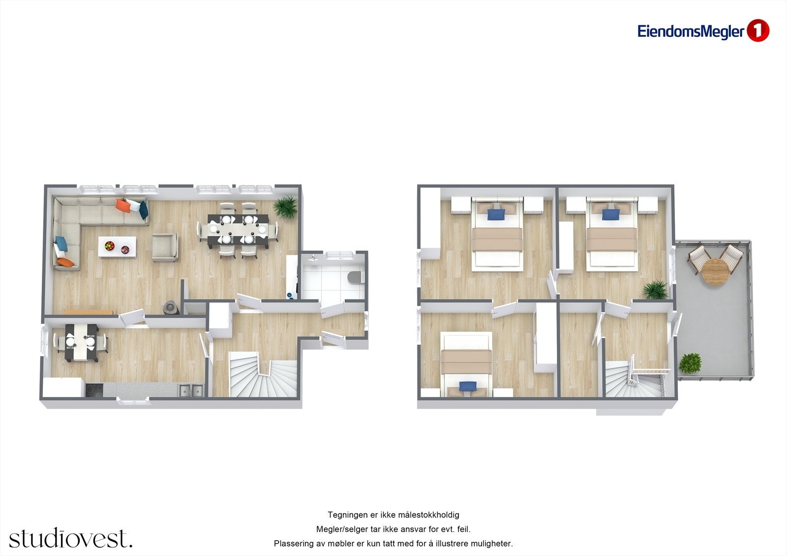 Planskisse 3D Galleribilde
