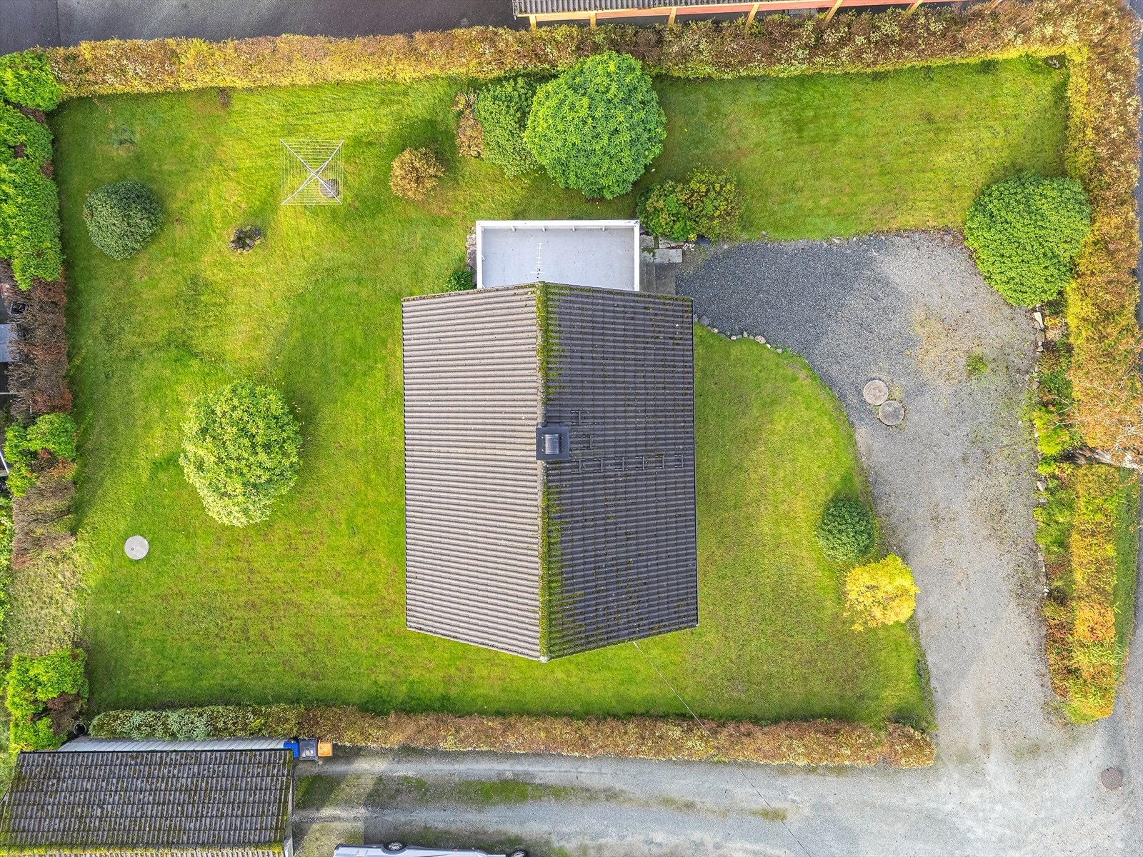 Boligen sett oven ifra Galleribilde