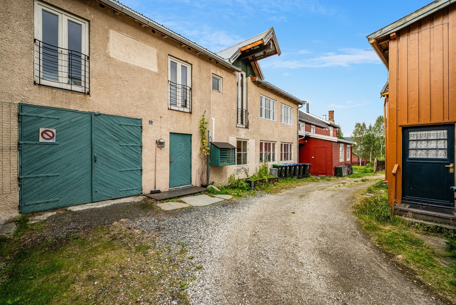 Leilighetene ligger i det som var et industilokale som ble bygd om til leiligheter i 1998. Galleribilde