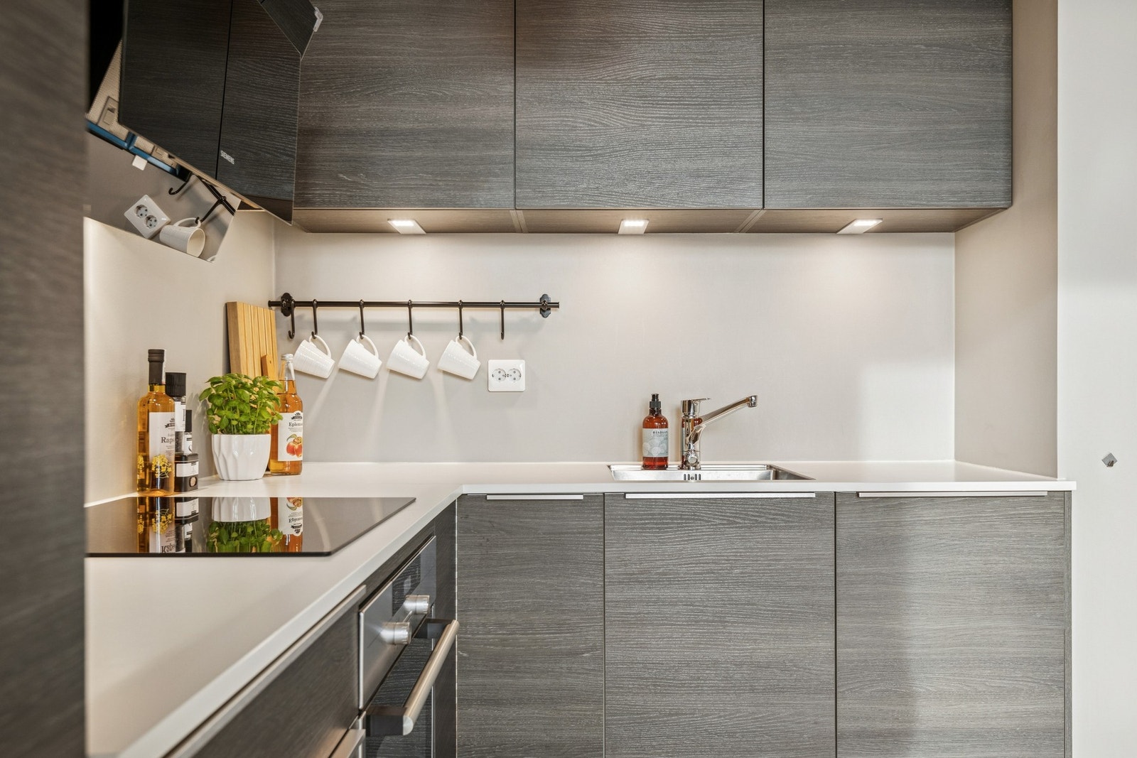 En fin plass å lage mat og samles rundt bordet. Galleribilde