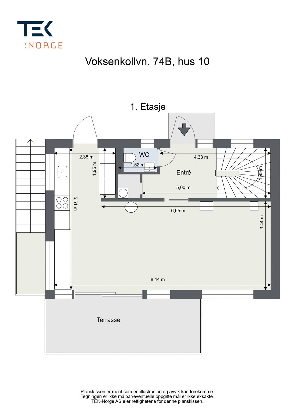 Plantegning - 1. etasje Galleribilde
