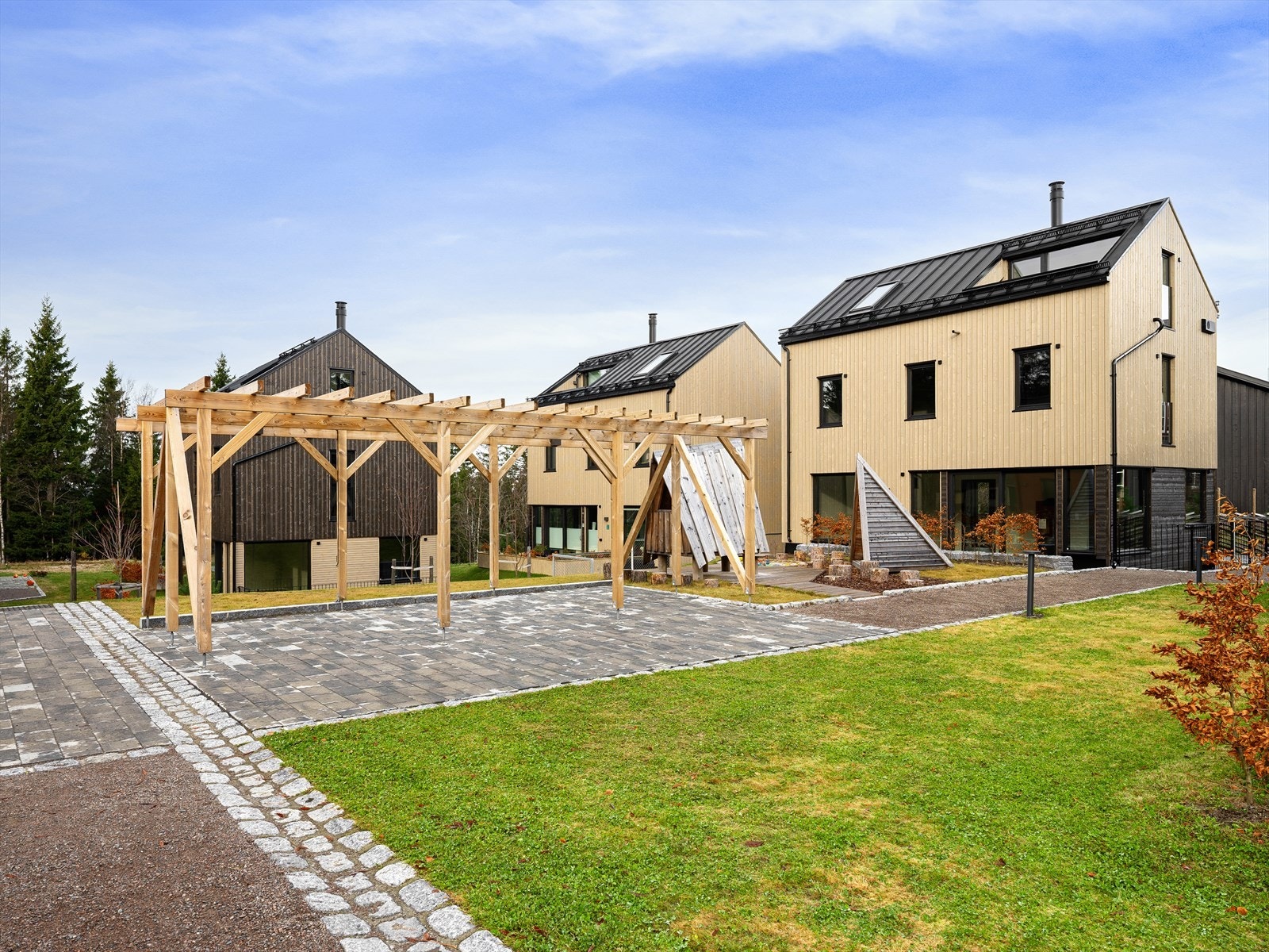 Felles sykkelparkering Galleribilde