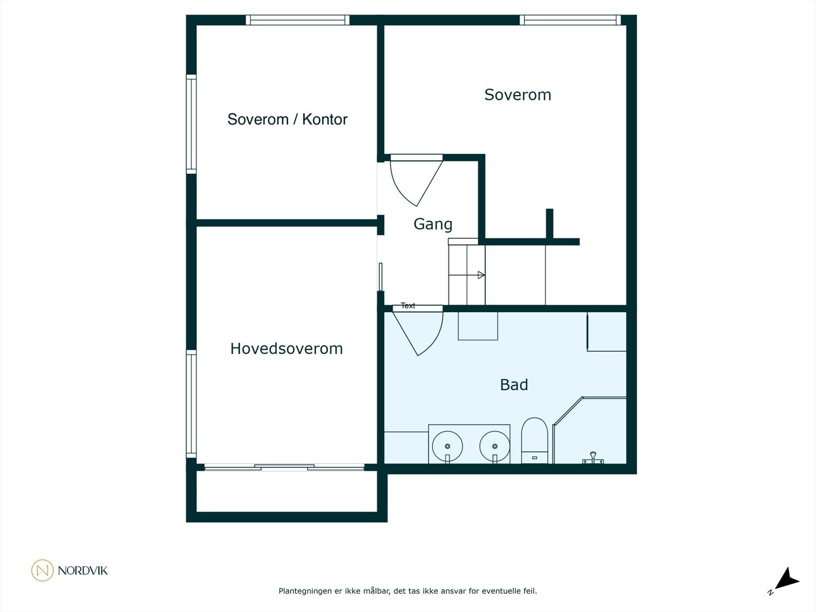Plantegning 3.etasje Galleribilde