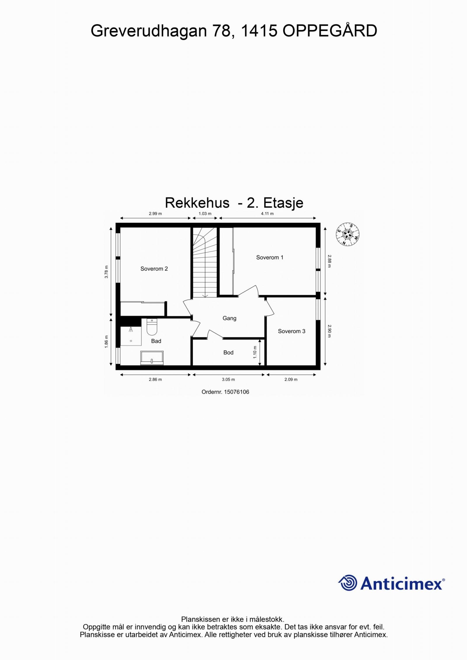 Plan 2. etasje Galleribilde