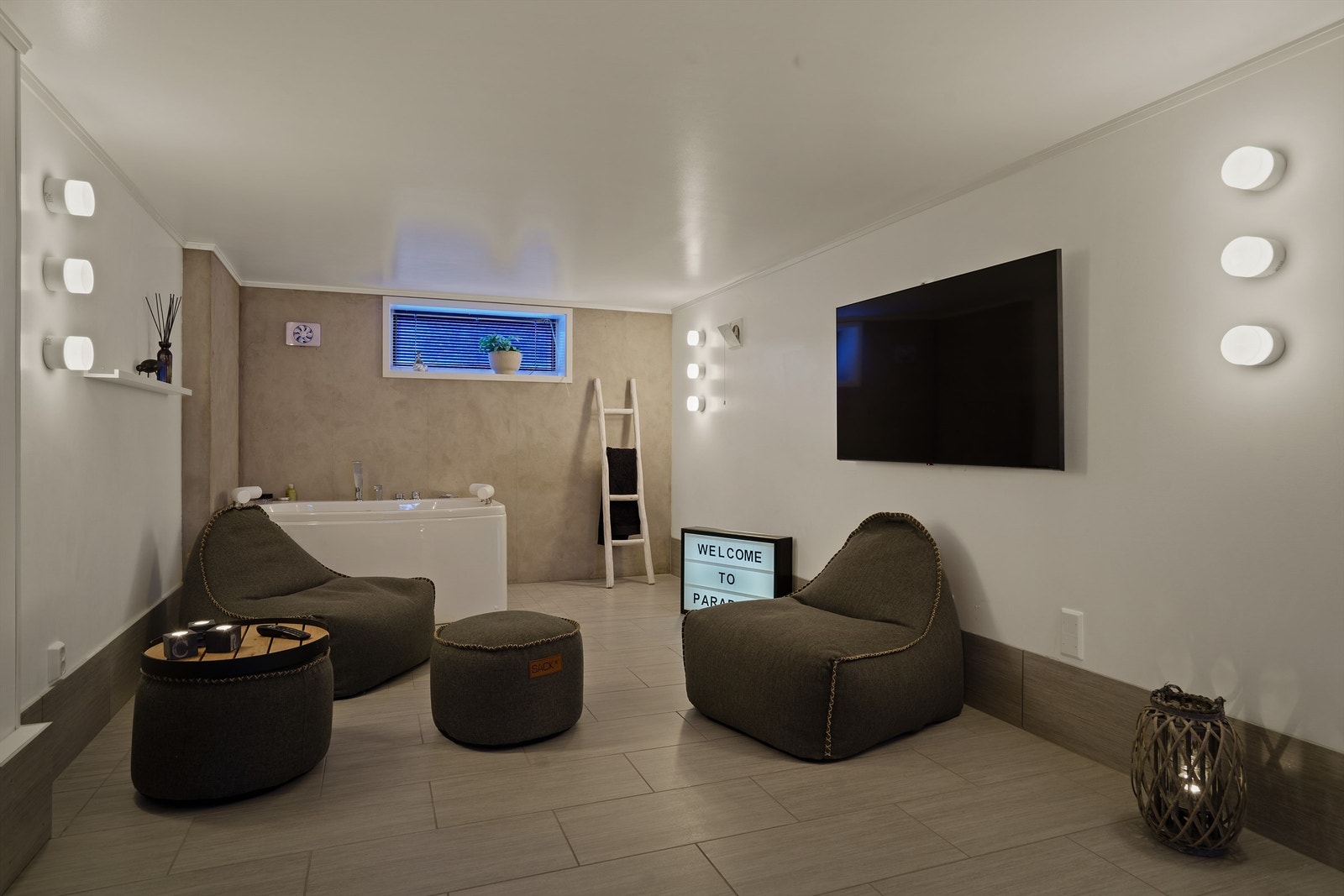 I kjelleren får du din helt eget SPA-avdeling - et tilbaketrukket rom for ro og avslapning. Galleribilde