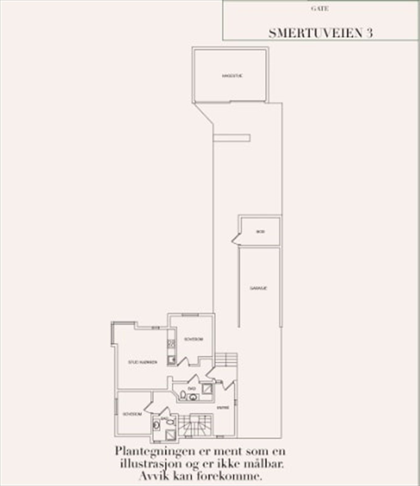 Veiledende skisser over andre etasje Galleribilde