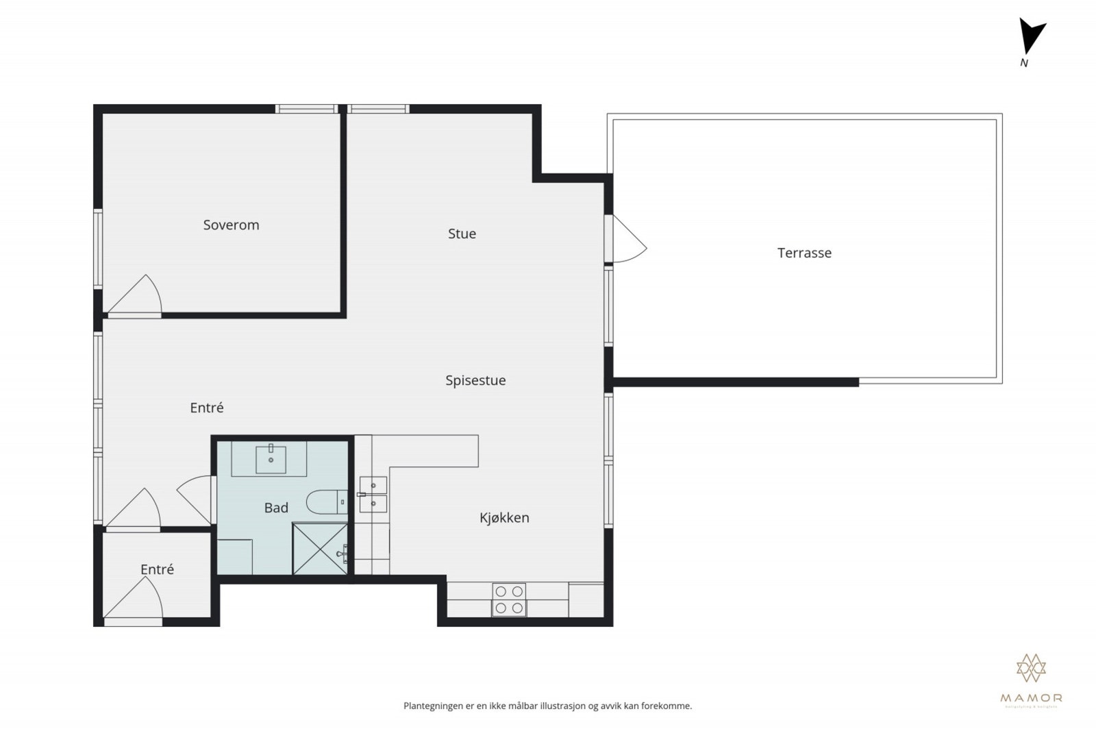 Plantegning 3.etasje. Galleribilde