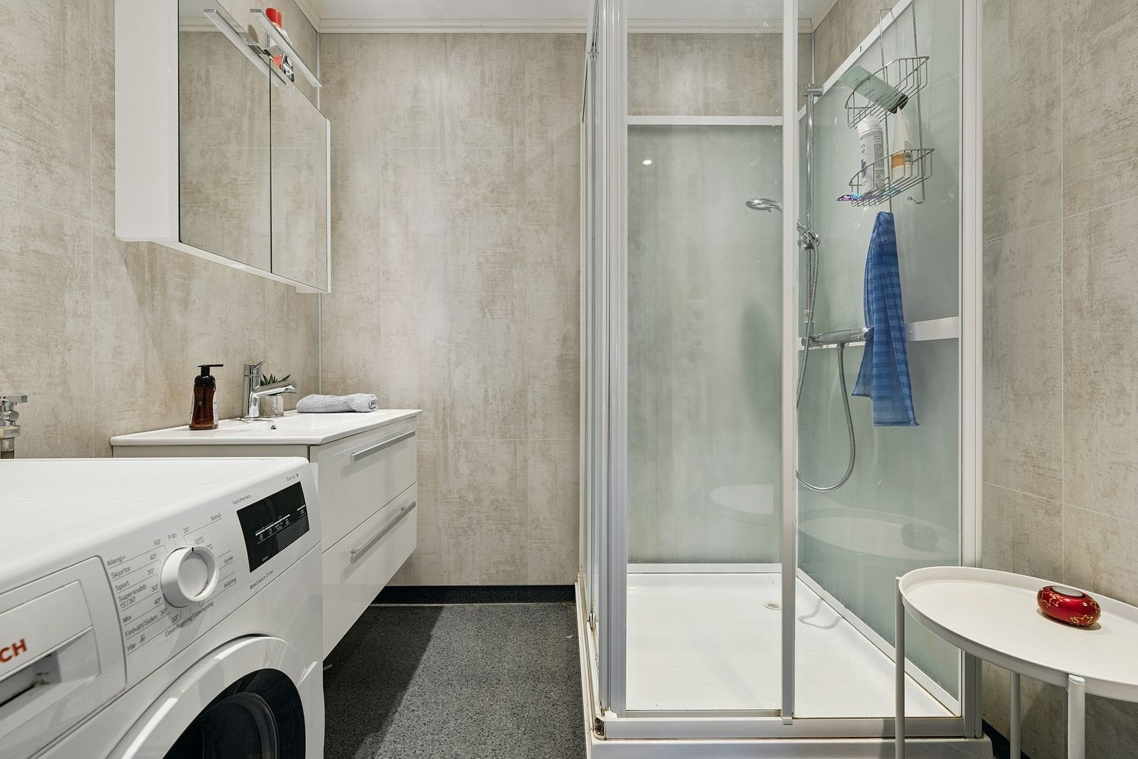 Badet har opplegg for vaskemaskin Galleribilde