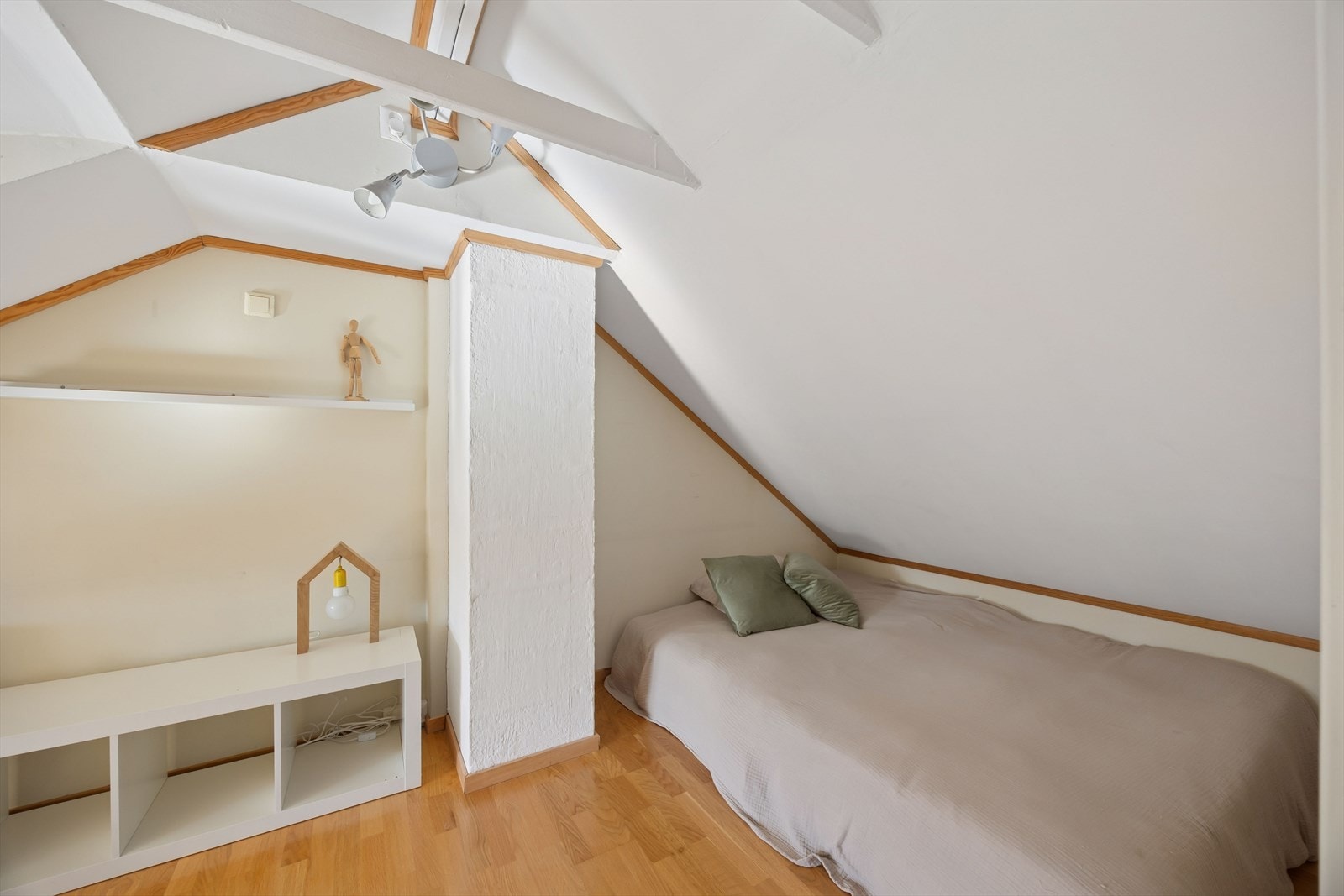 Rommene gir flere bruksmuligheter, her vist som gjesterom. Galleribilde