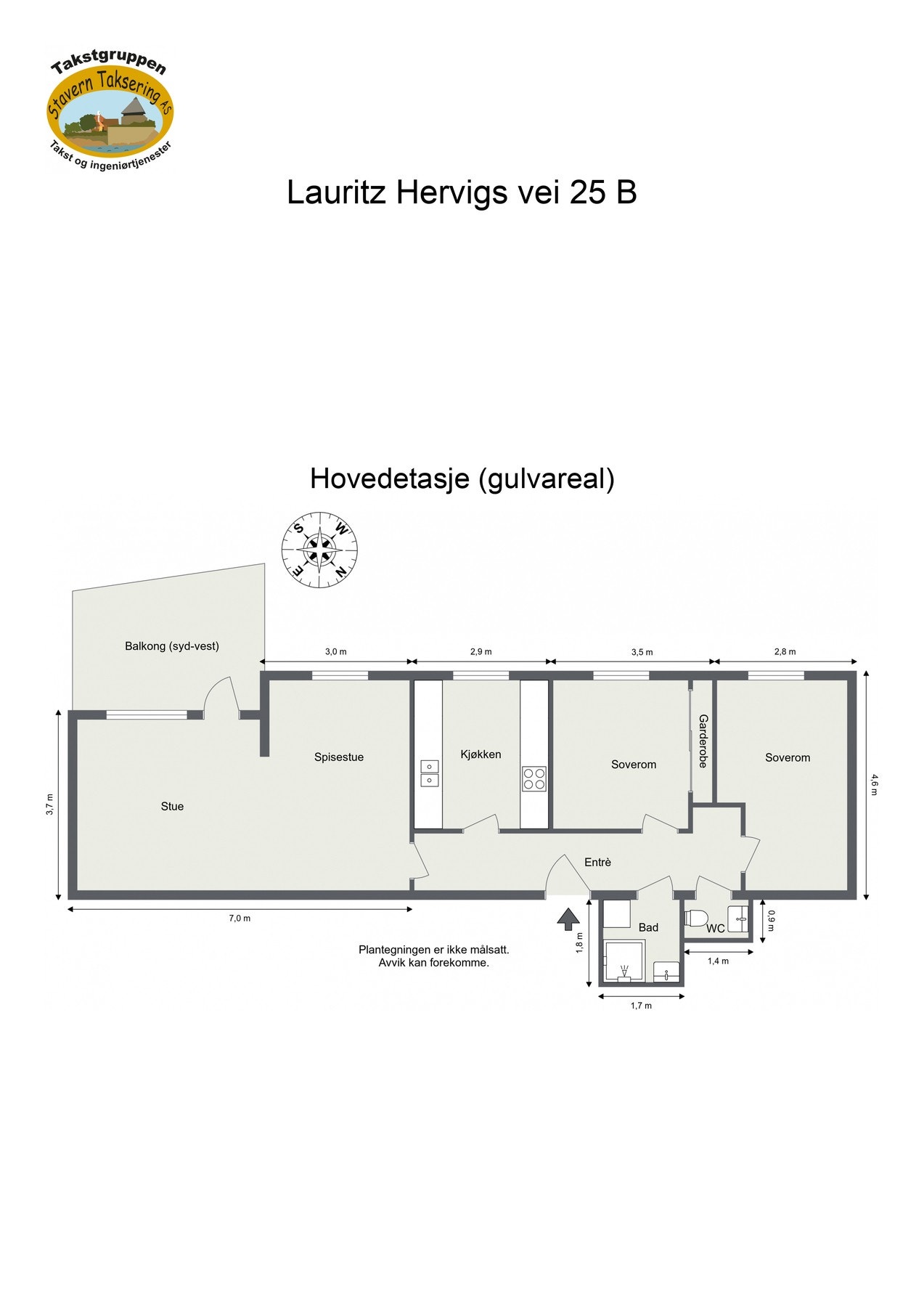 Plantegning Galleribilde