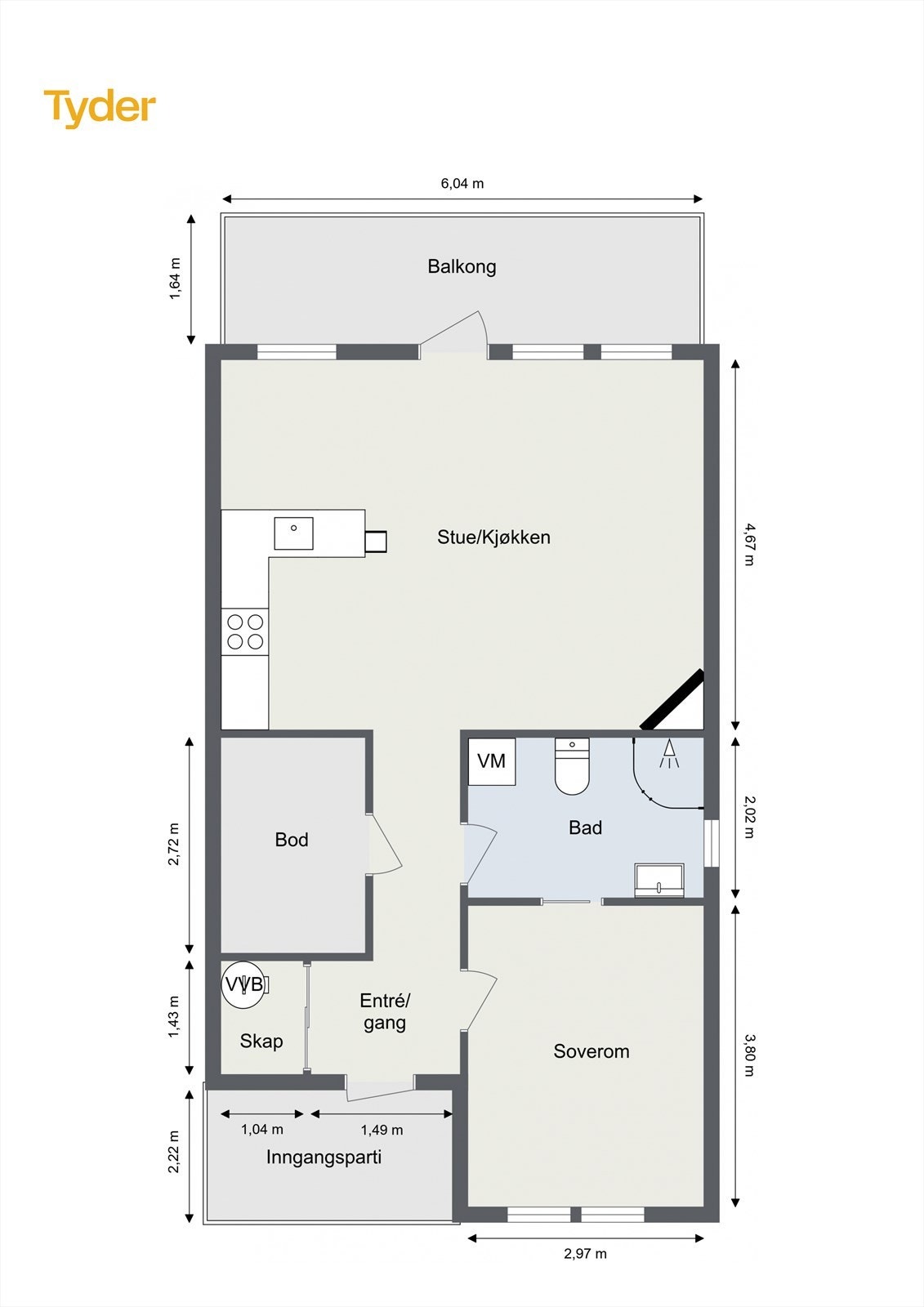 Plantegning Galleribilde