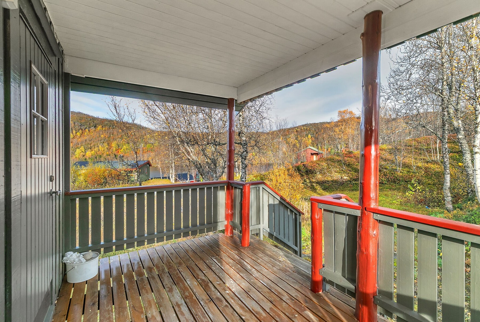 Overbygd terrasse Galleribilde