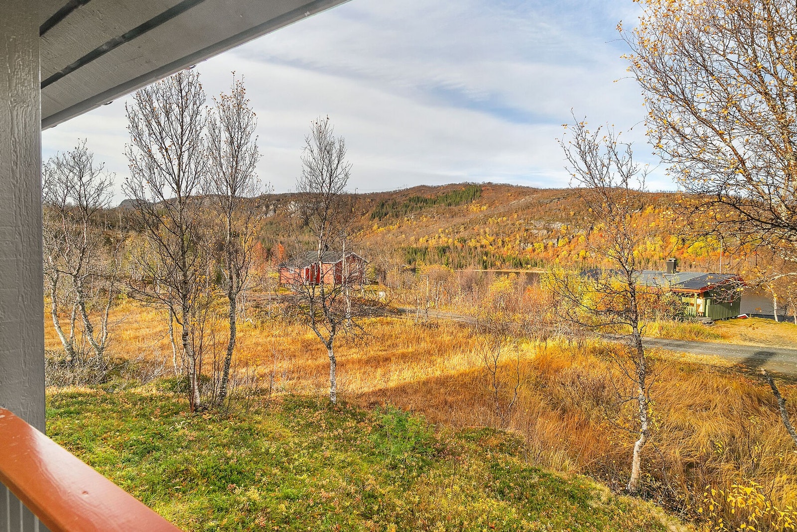 Utsikt fra terrassen Galleribilde