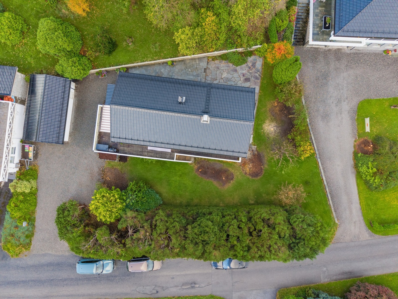 Oversiktsbilde over eiendommen. Galleribilde