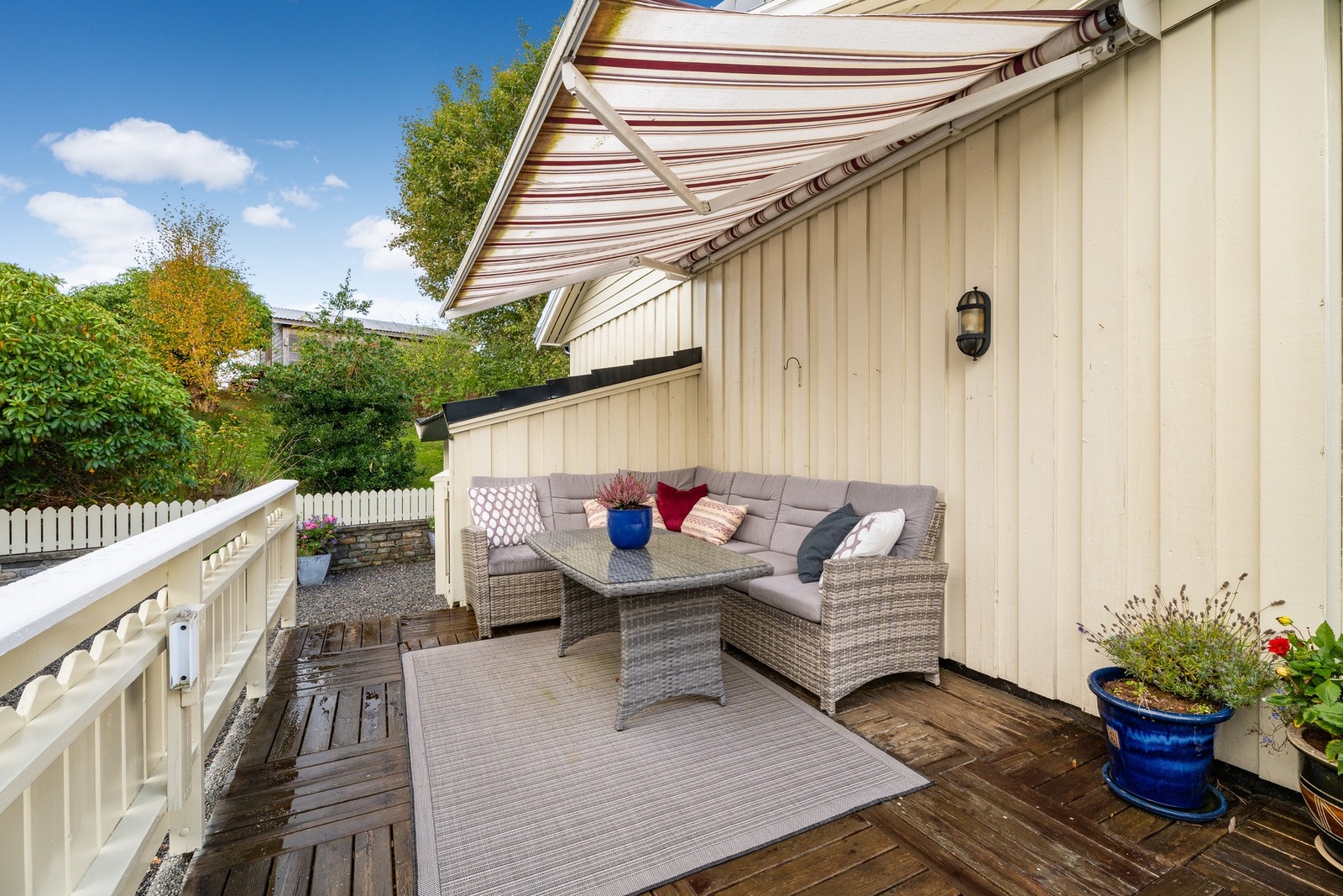 Her er det rom for ønsket utemøblement. Galleribilde