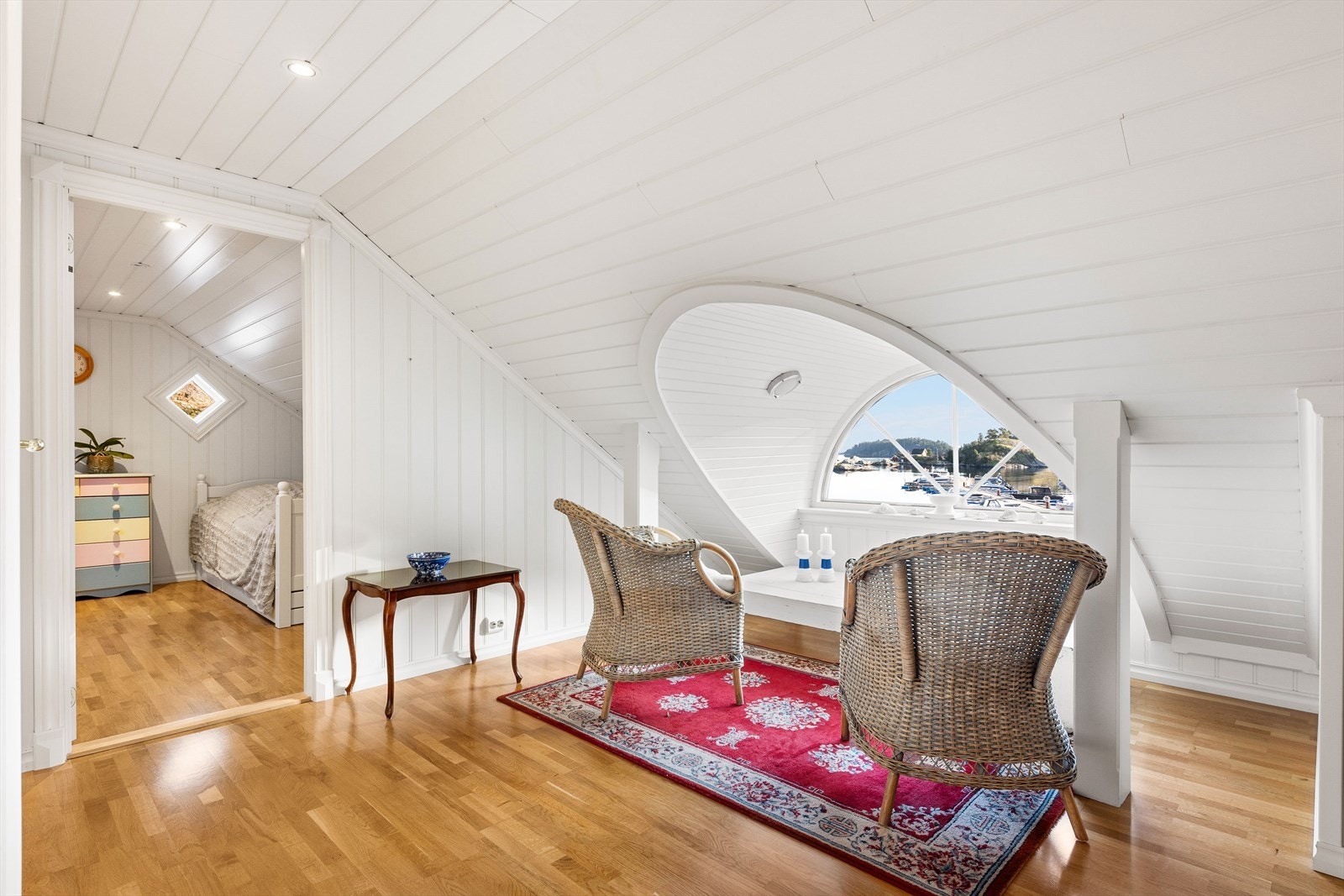 Loftstue. Galleribilde