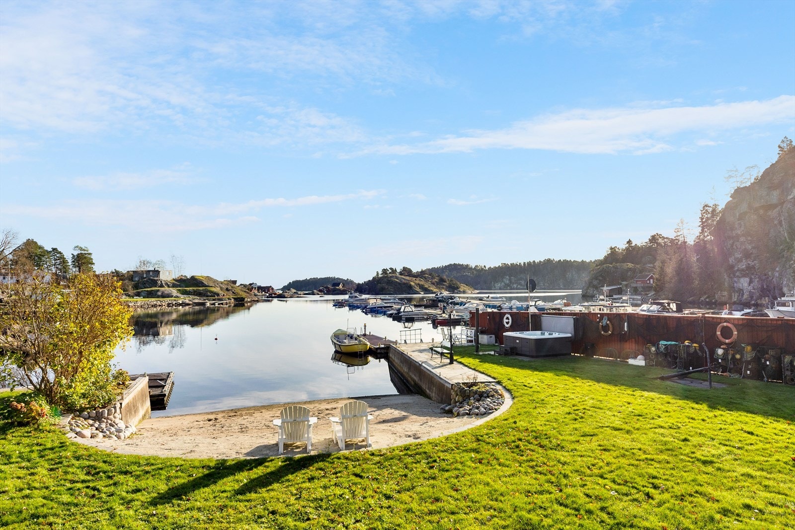 Kort vei til stranda. Galleribilde