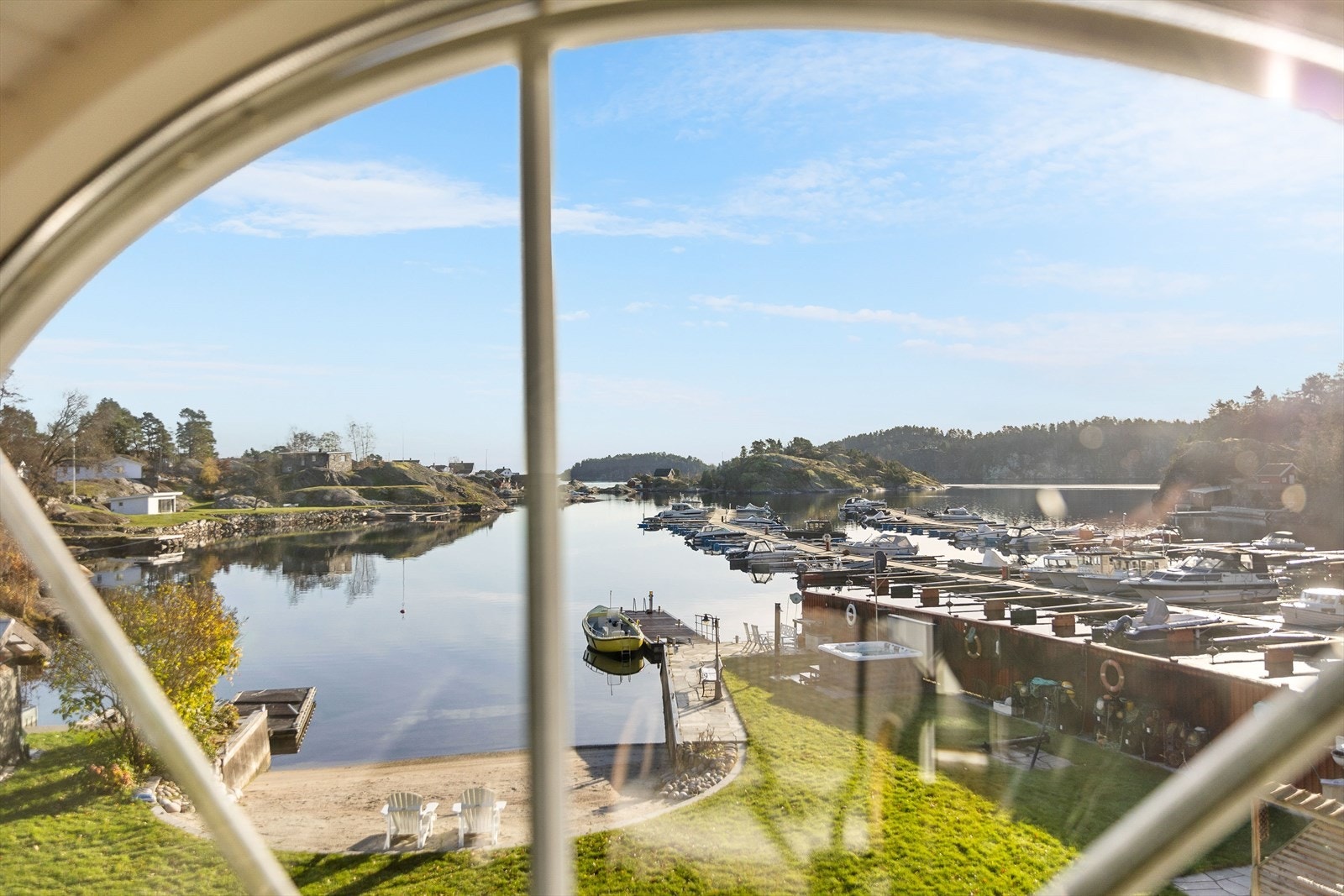 Flott utsikt fra loftstuen. Galleribilde