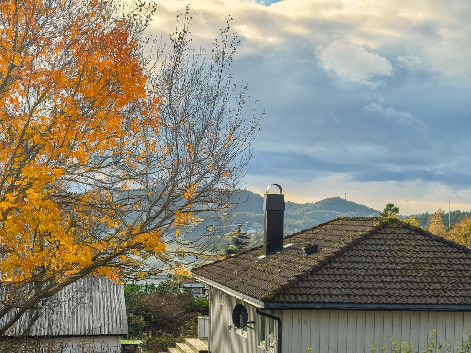 Fin utsikt over nabolaget Galleribilde