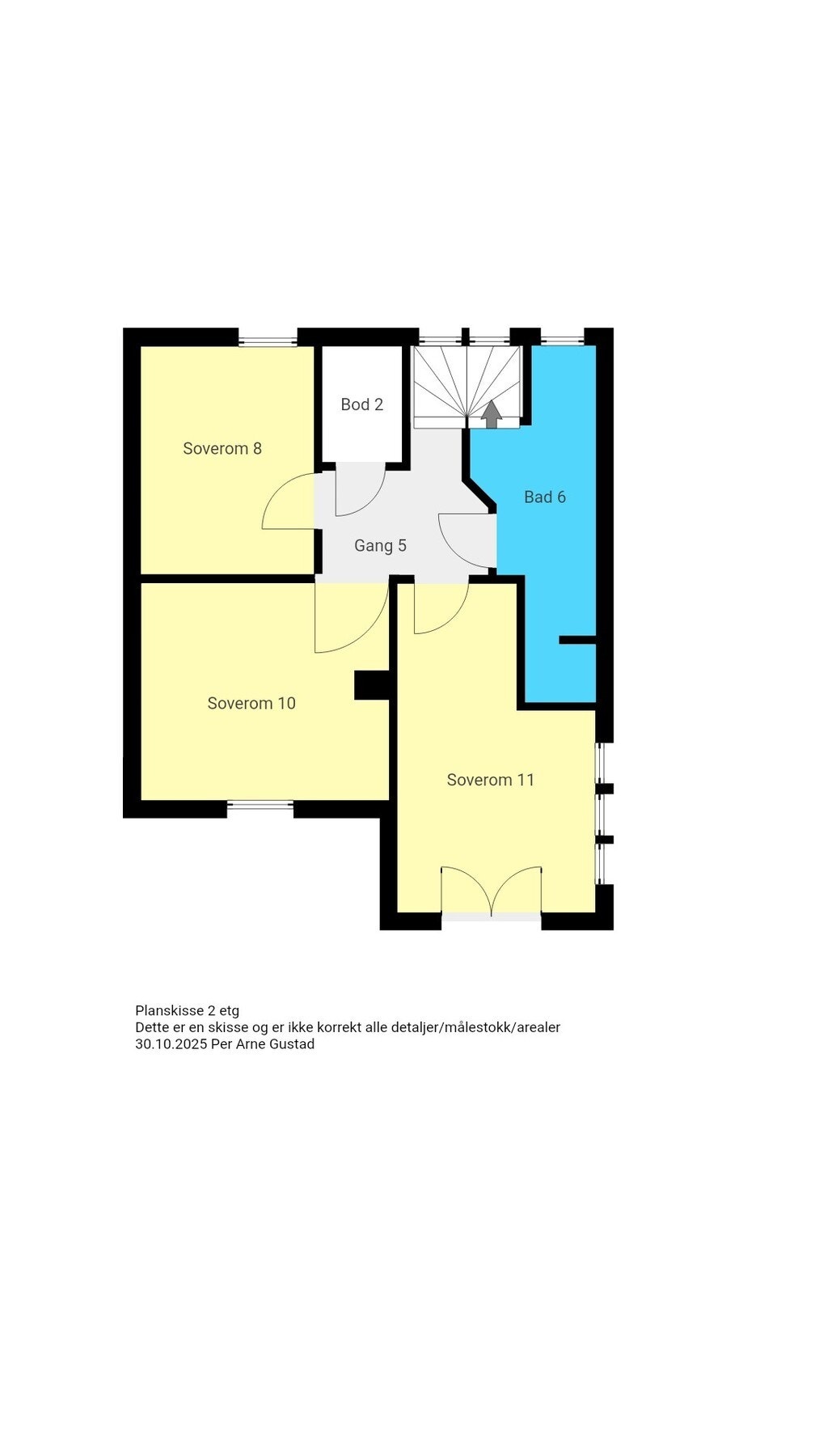 Planskisse 2. etasje Galleribilde