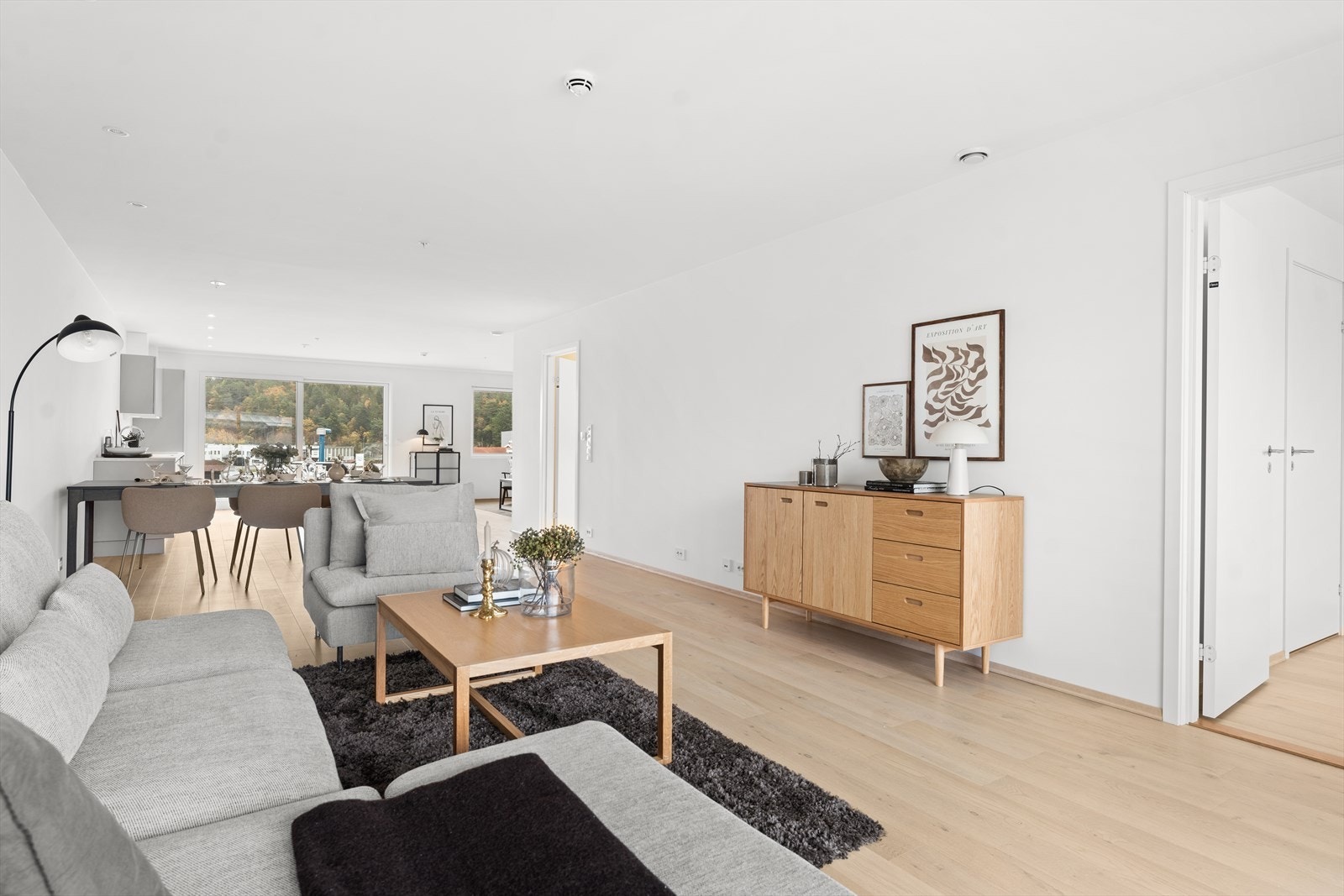 Leiligheten har flere møbleringsmuligheter. Galleribilde