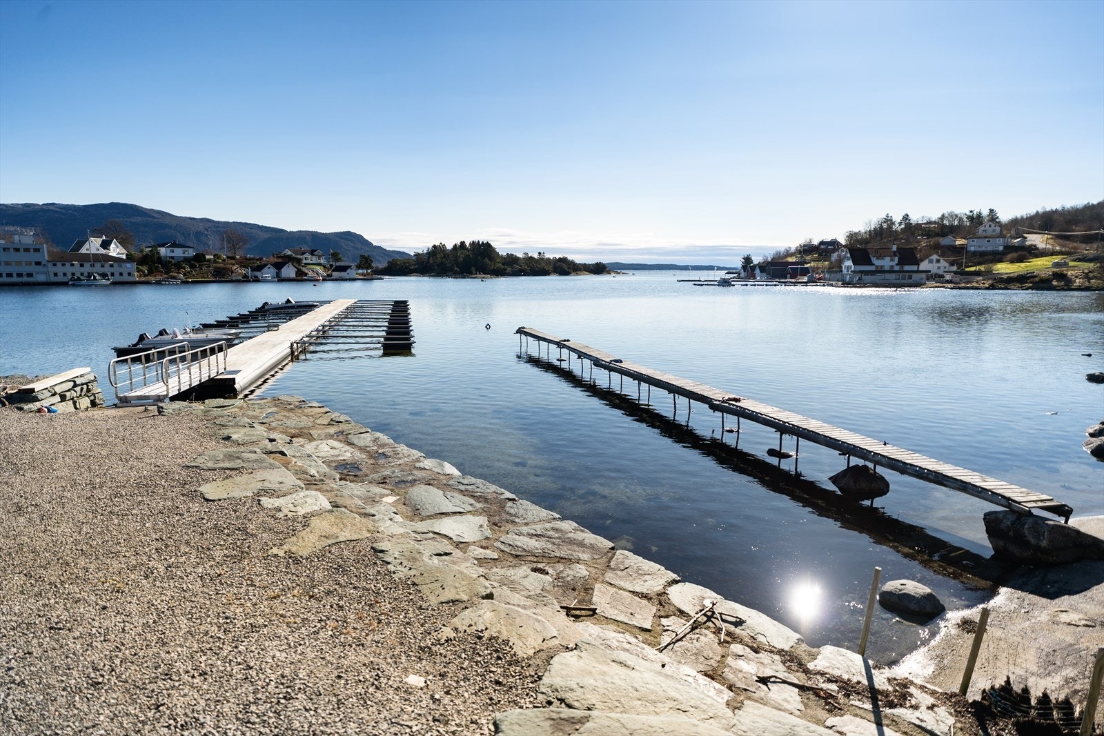 Her ligger alt til rette for å kunne nyte det maritime livet Galleribilde