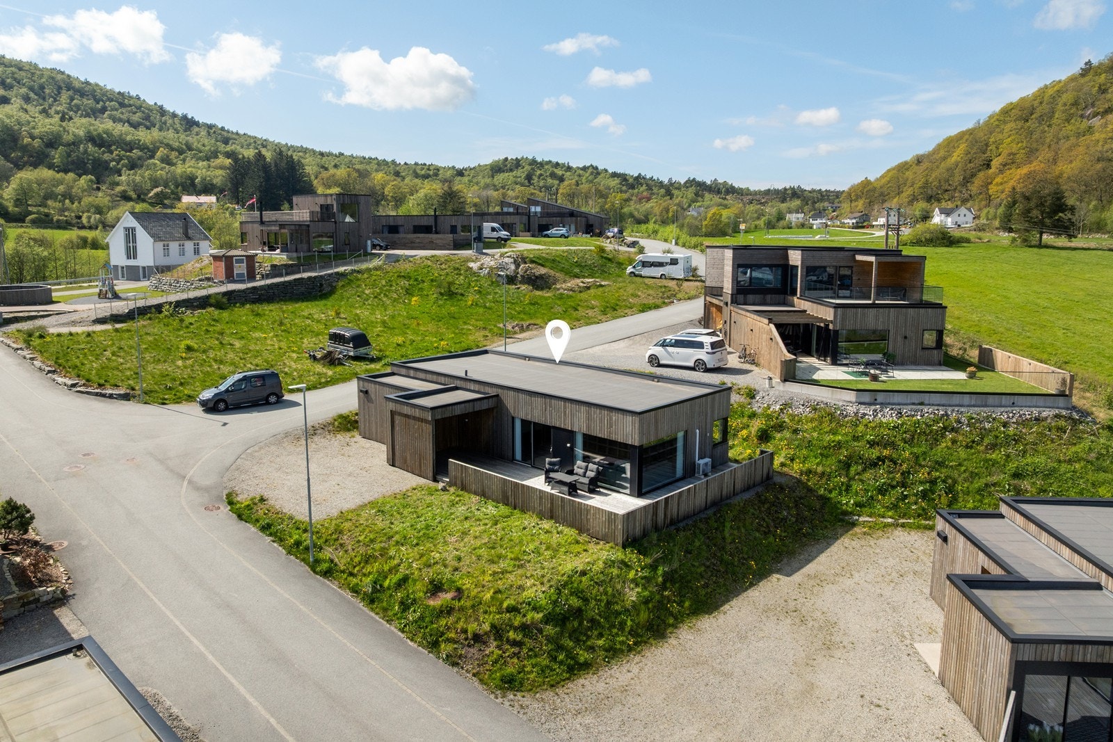 Det er ingen boplikt - boligen kan derfor også fungere utmerket som fritidsbolig for de som ønsker det Galleribilde