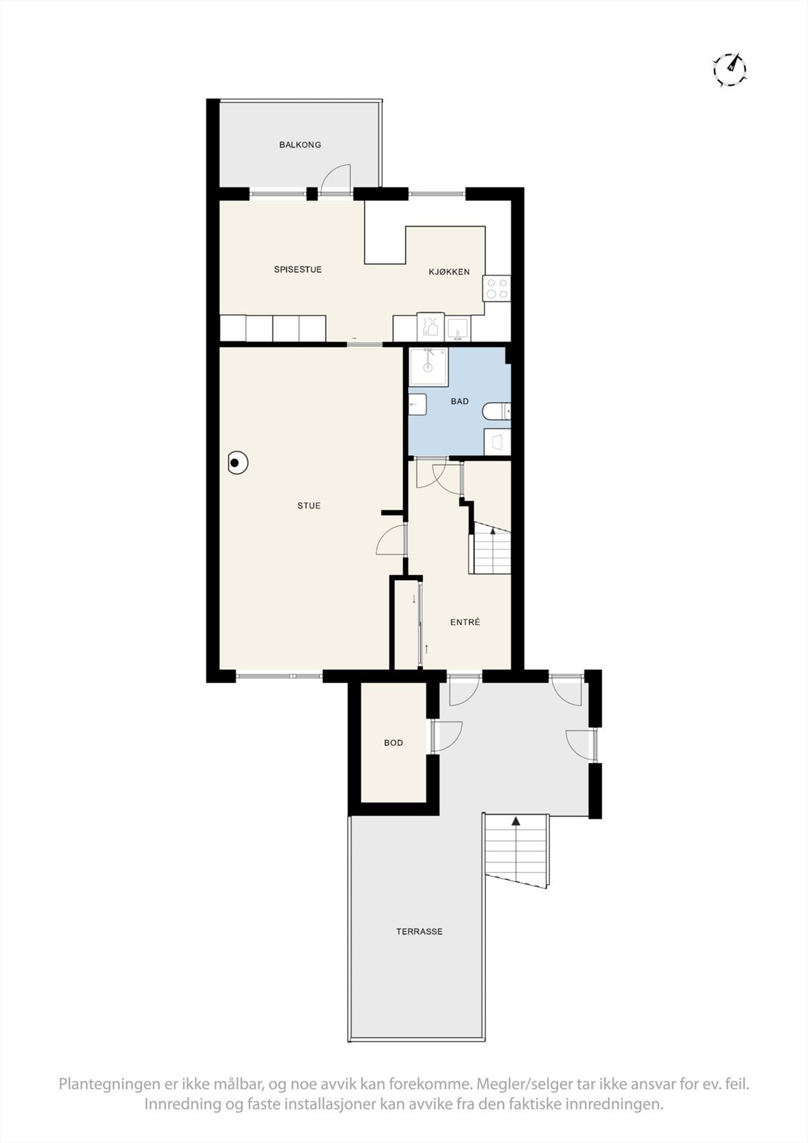 Plantegning 2. etasje (plan 1). Galleribilde