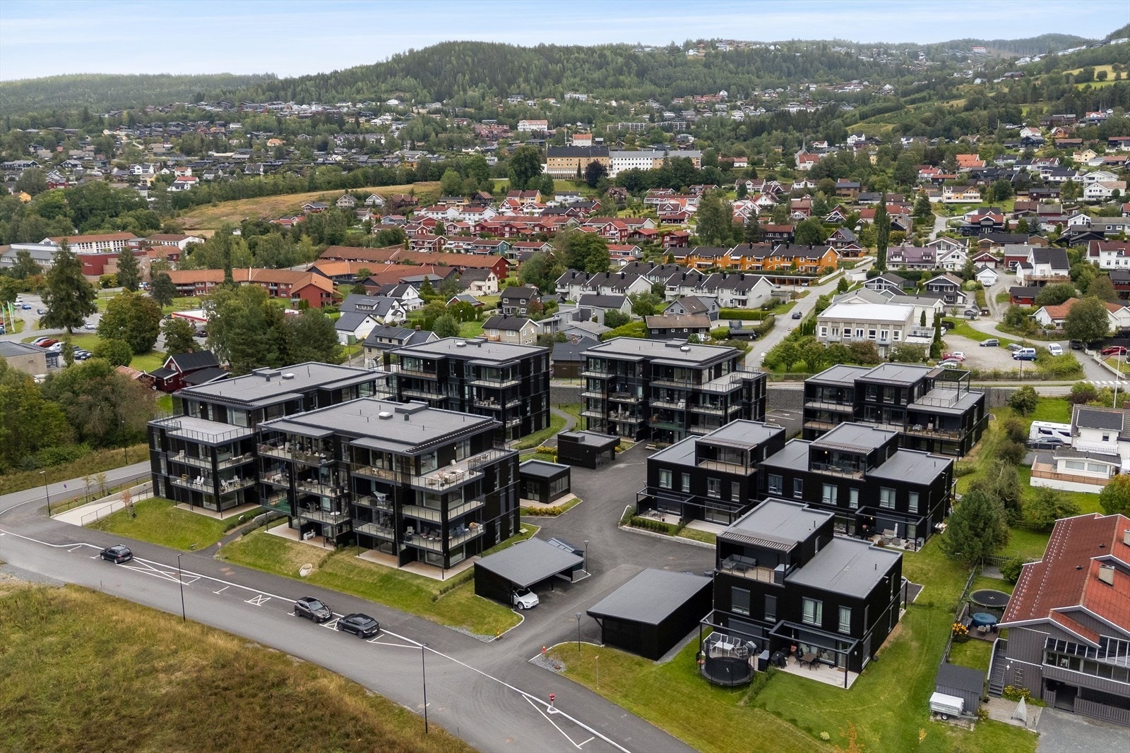 Sameiet Hagejordet har en sentral beliggenhet på Søre Ål. Galleribilde