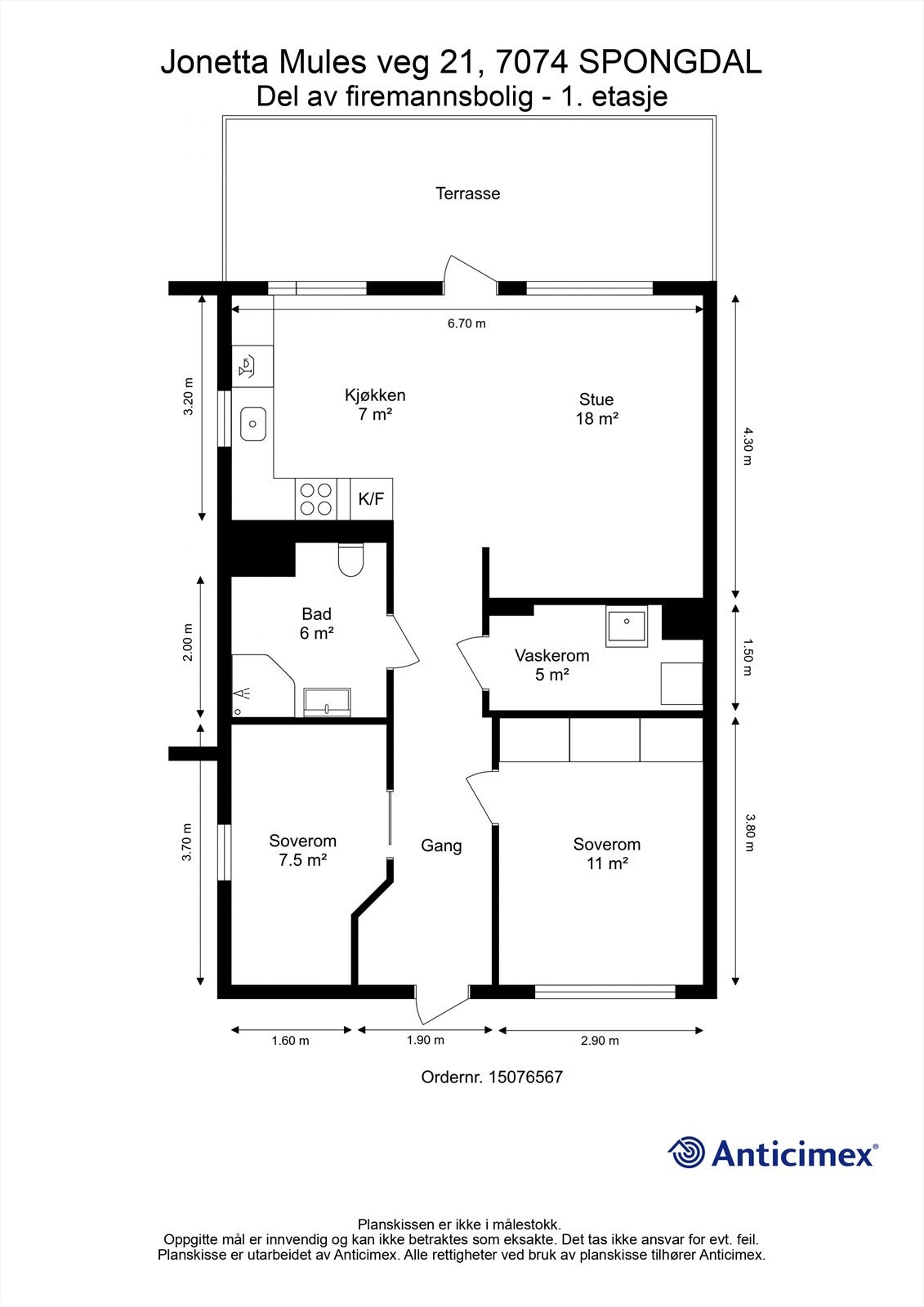 Planskisse. Galleribilde