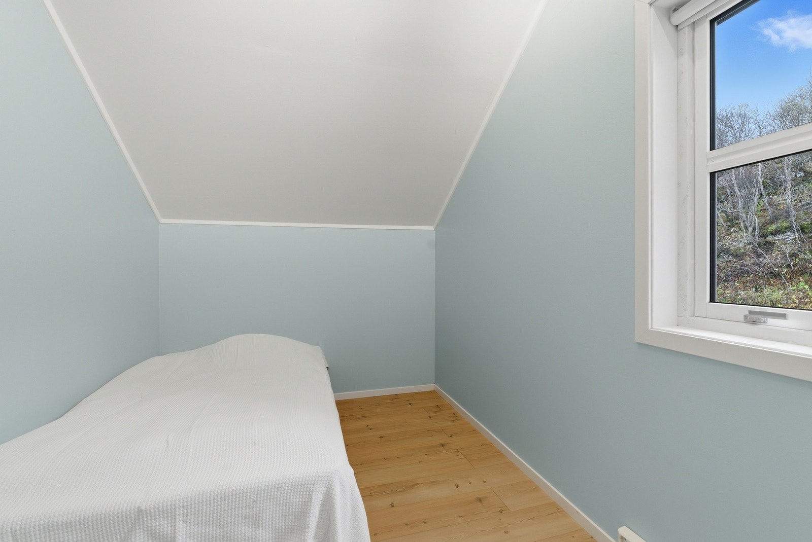 Soverommet på loftet er ikke søkt og godkjent. Galleribilde