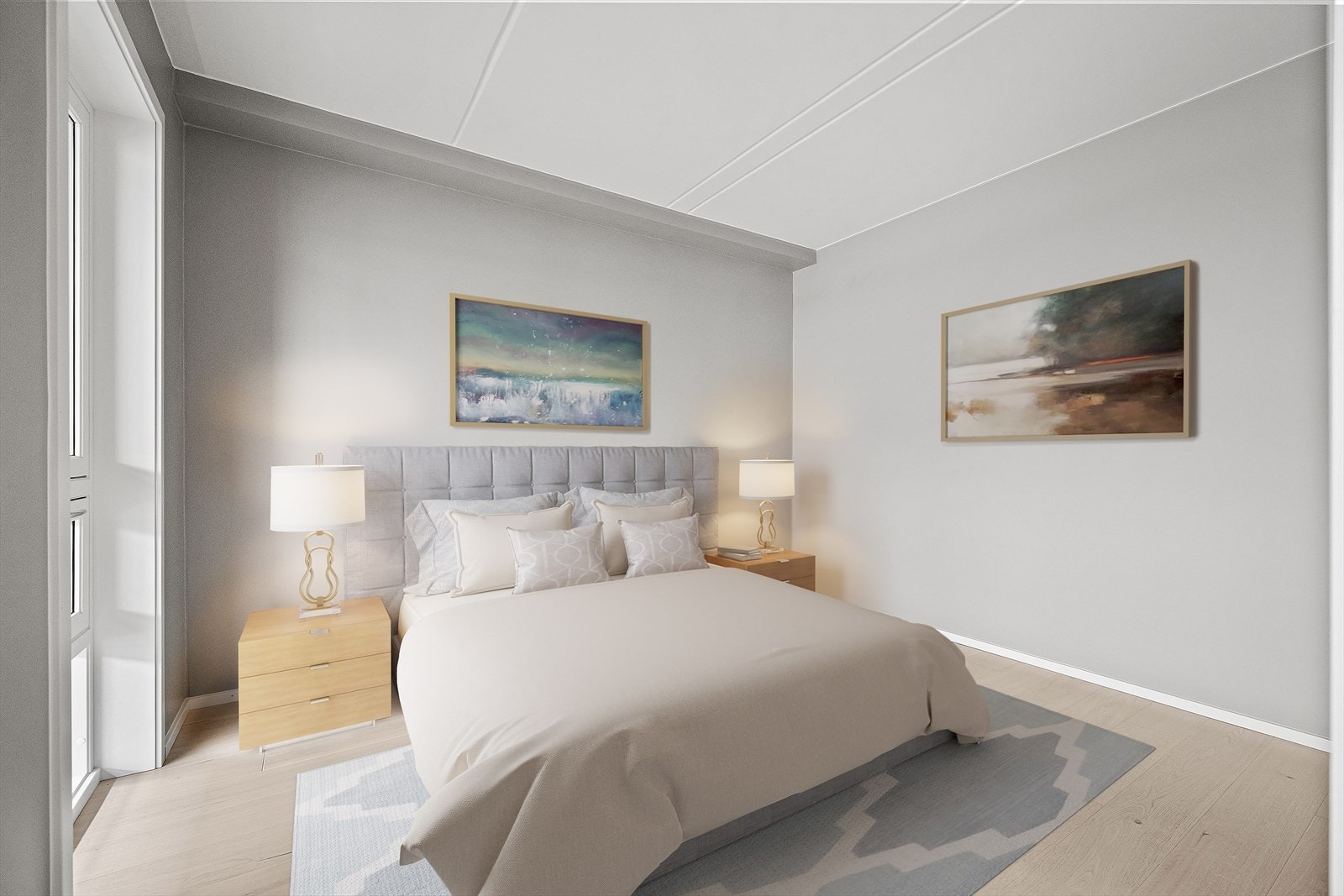 Stort hovedsoverom digitalt stylet Galleribilde