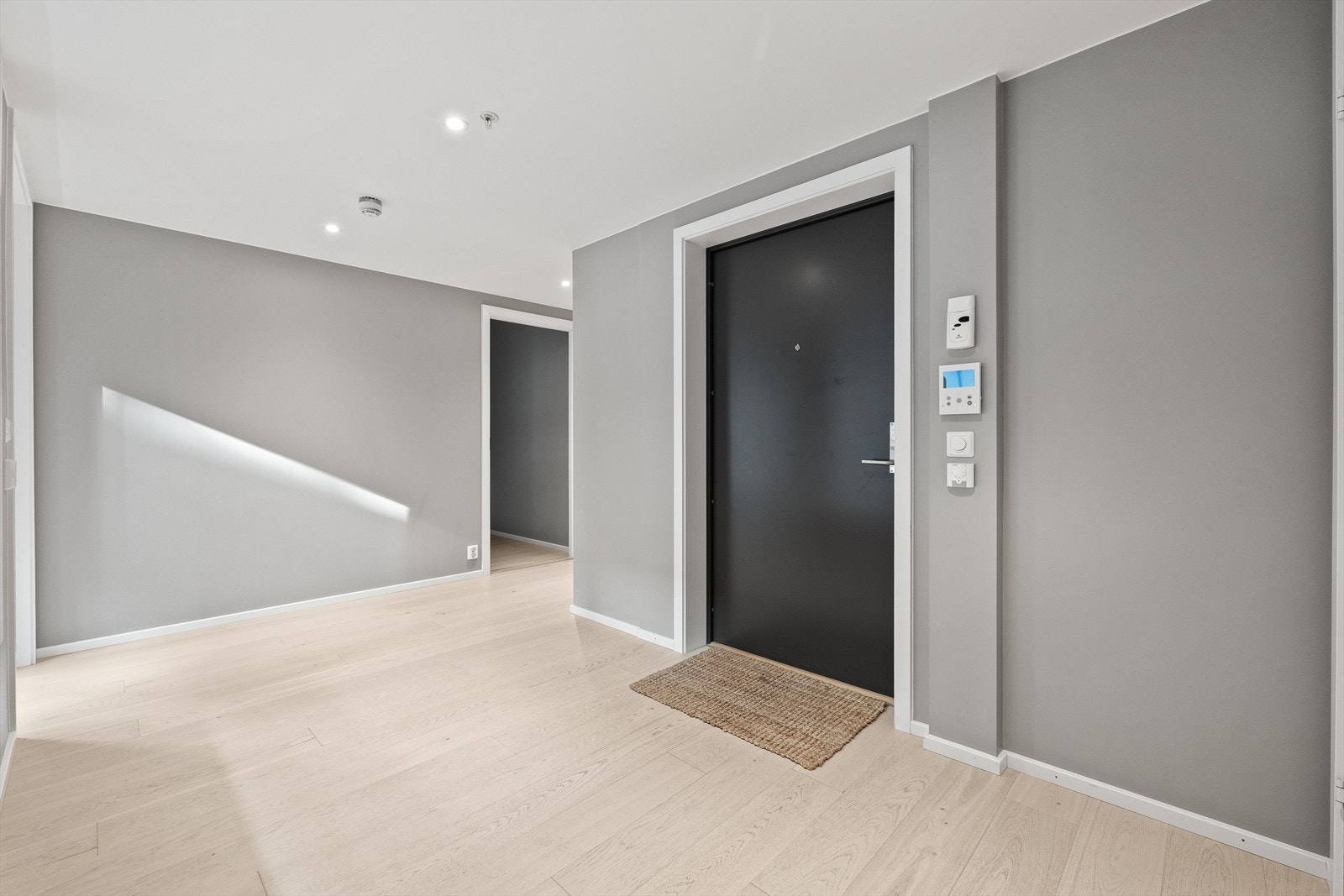 Lys og fin entré/hall med porttelefon Galleribilde