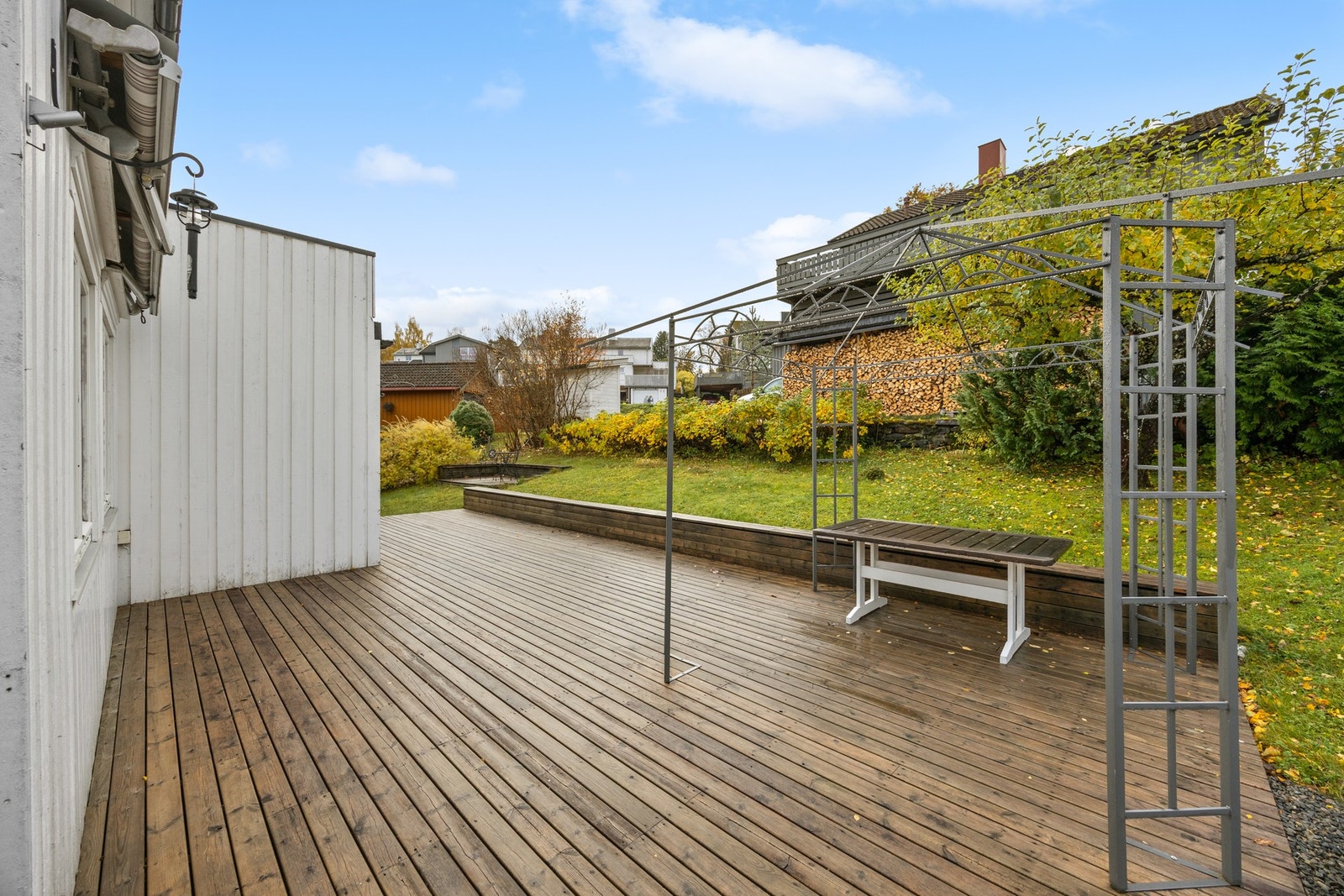 Terrassen måler 48 kvm Galleribilde