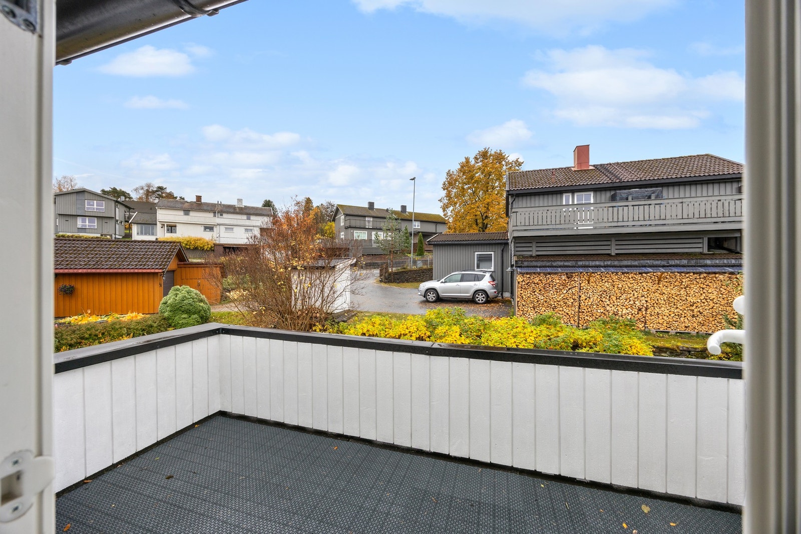 Takterrassen måler 6 kvm Galleribilde