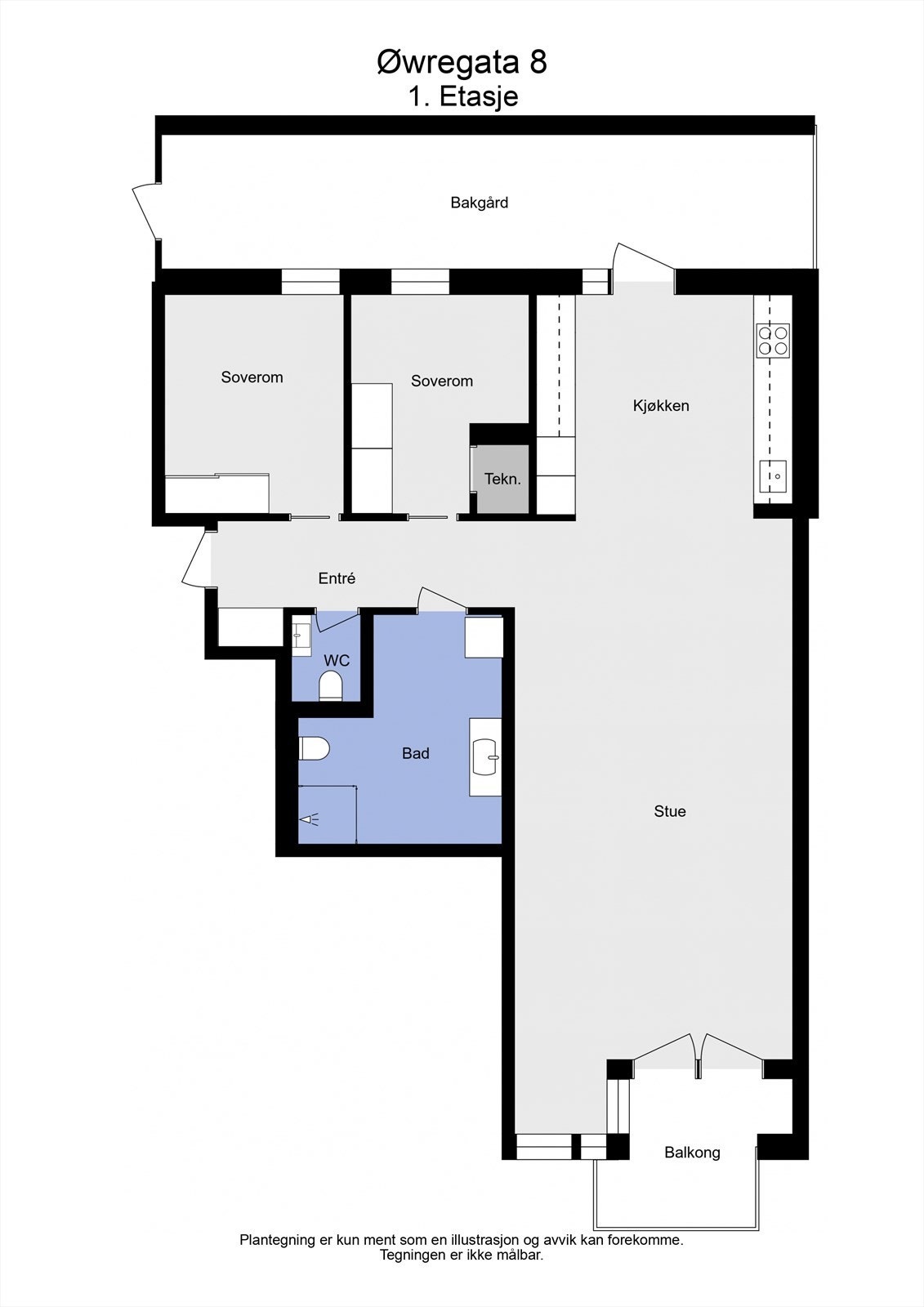 2 D plantegning Galleribilde