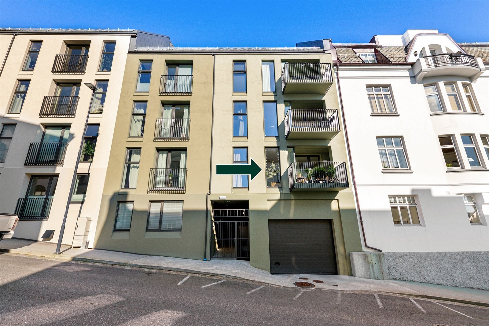 Fasade mot Øwregata Galleribilde