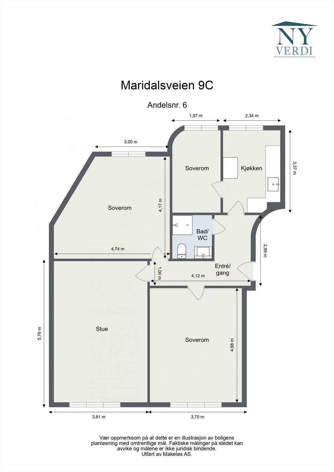 Plantegning. Galleribilde