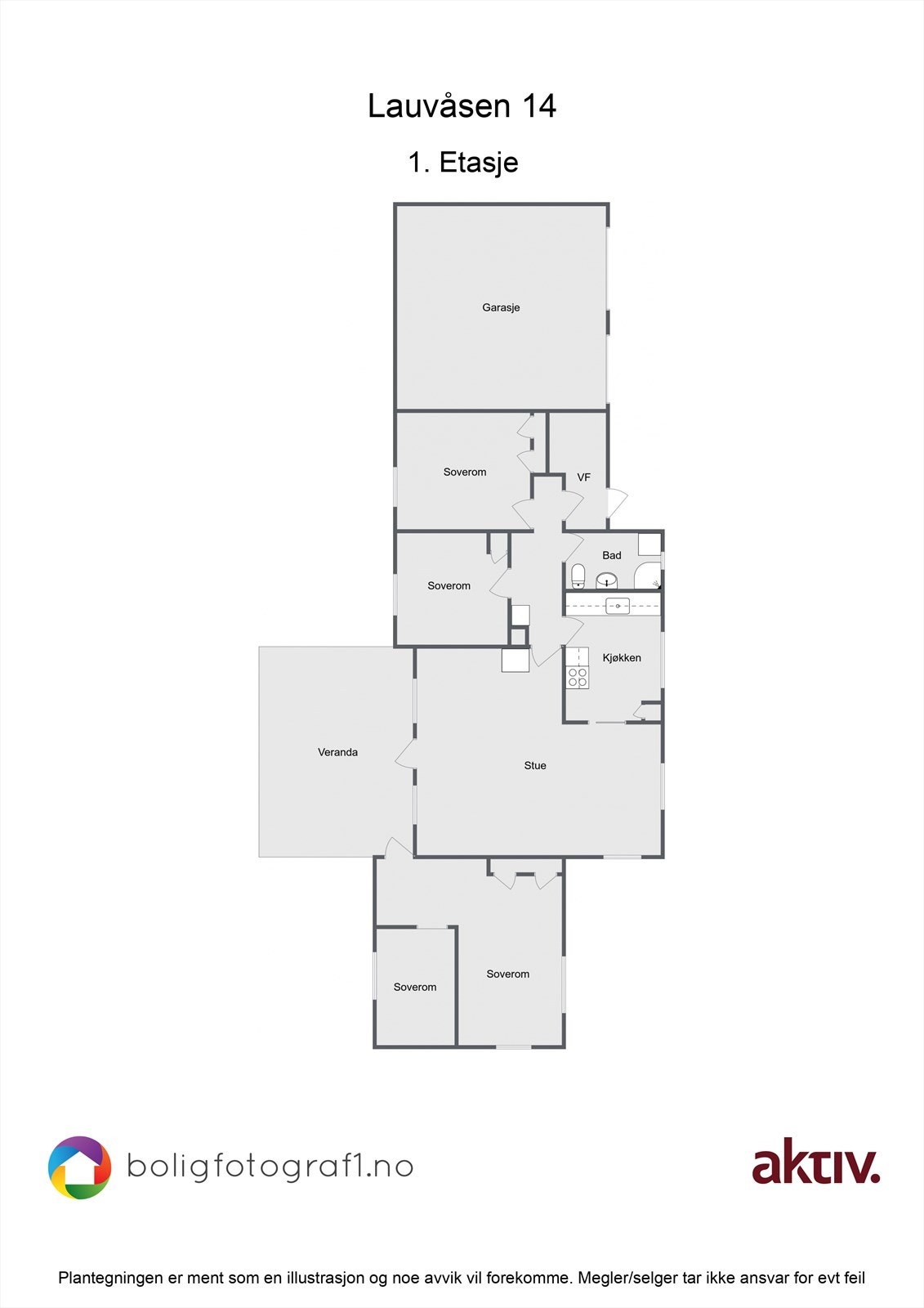 Plantegning 1. etasje. Galleribilde